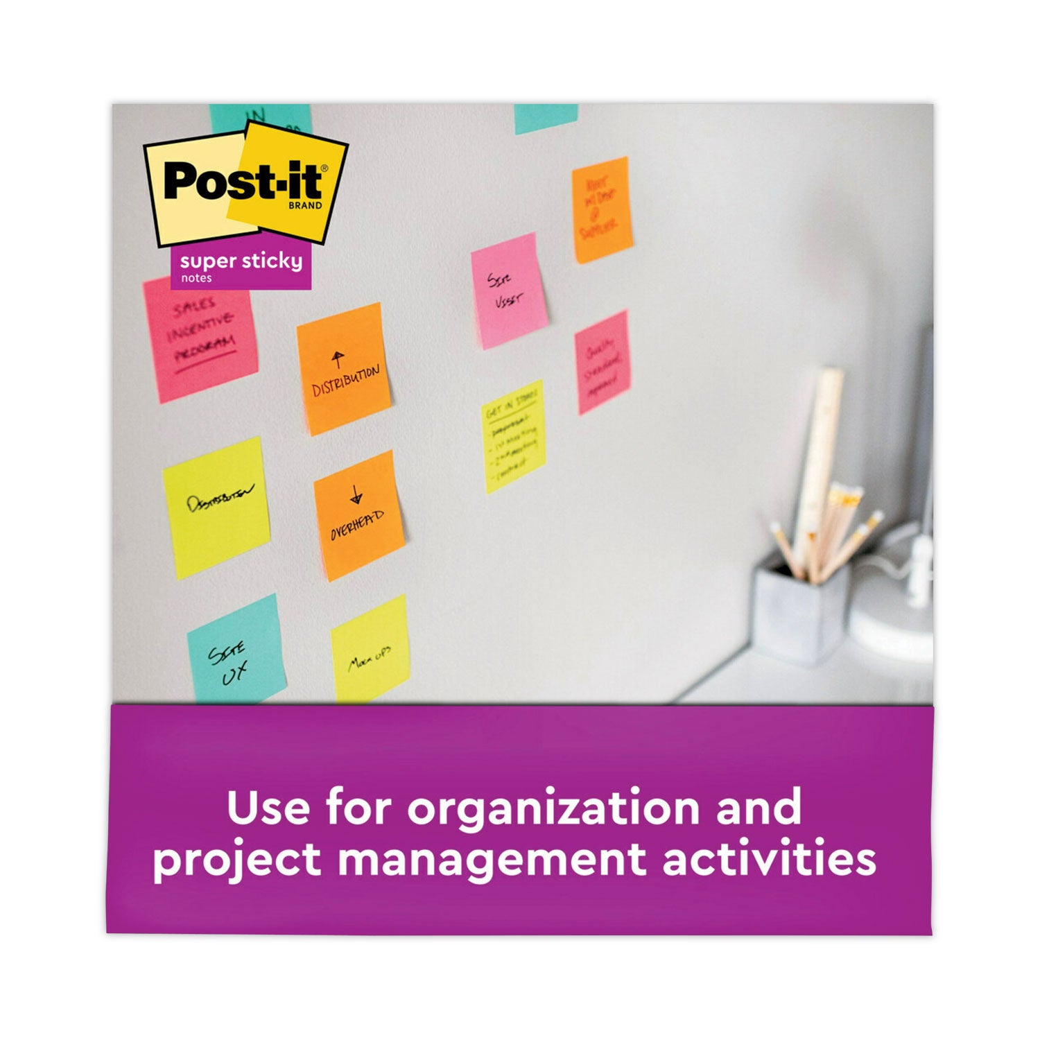 Post-it® Dispenser Notes Super Sticky Pop-up 3 x 3 Note Refill Cabinet Pack, 3" x 3", Supernova Neons Collection Colors, 100 Sheets/Pad, 18 Pads/Pack