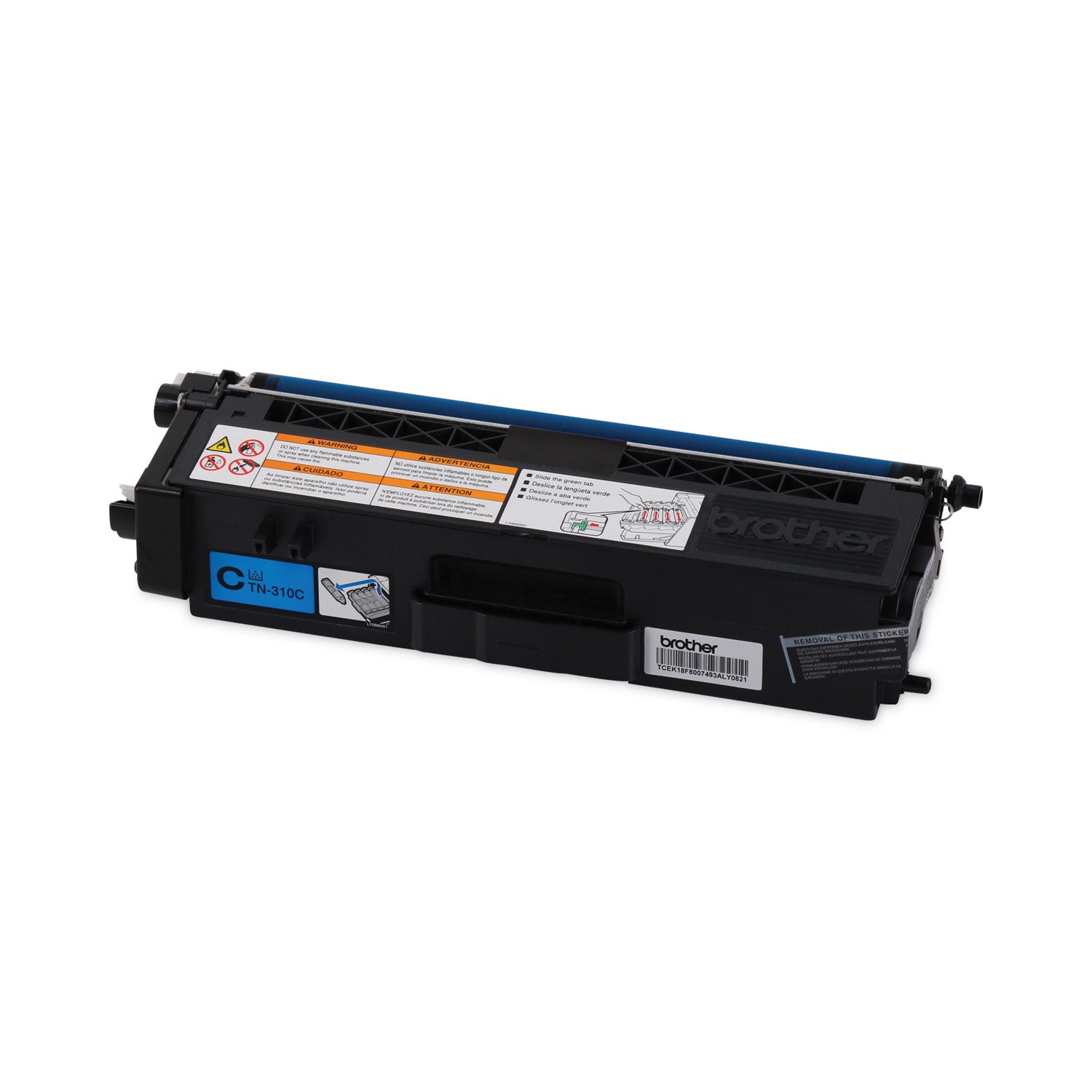 Brother Tn310c Toner, 1,500 Page-Yield, Cyan