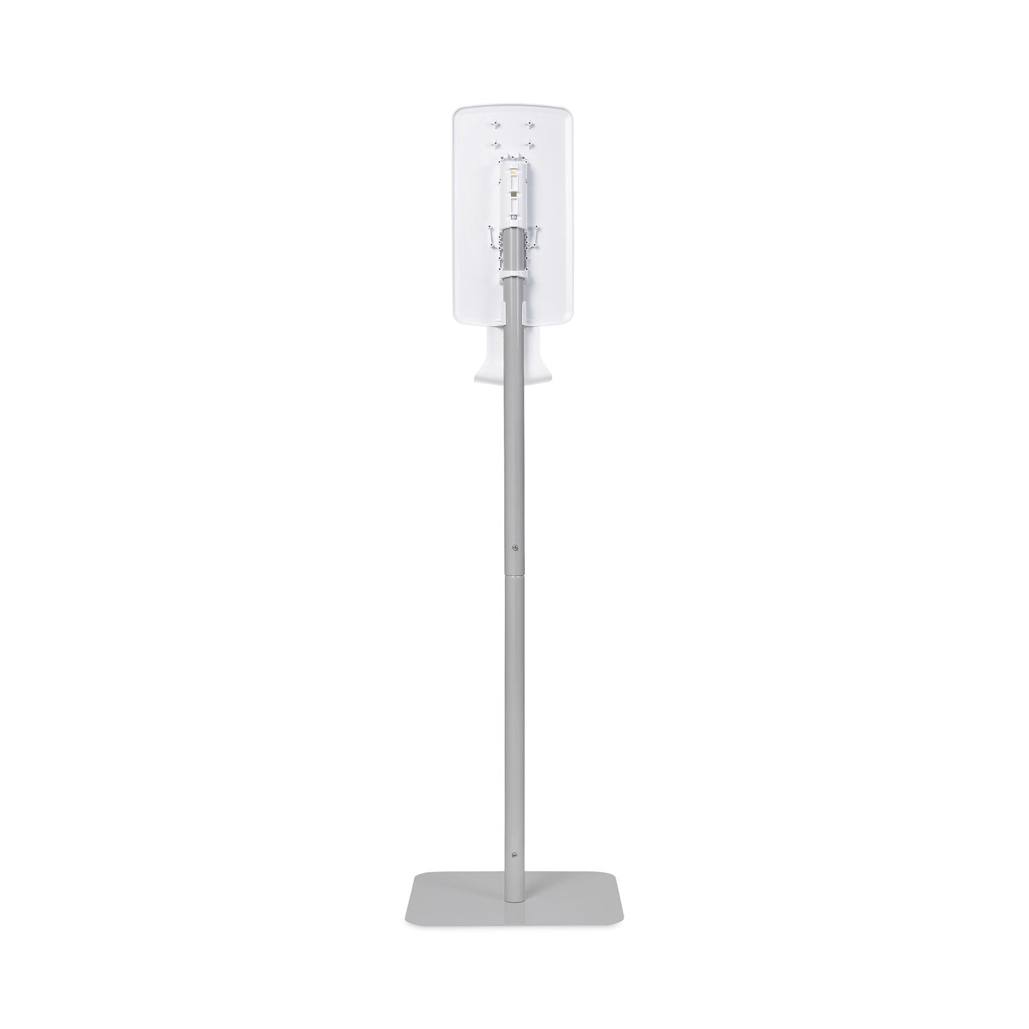 Dial® Fit Touch Free Dispenser Floor Stand, 15.7 X 15.7 X 58.3, White