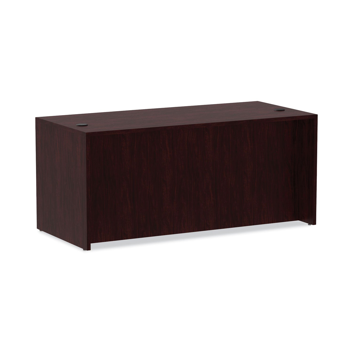 Alera® Alera Valencia Series Straight Front Desk Shell, 65" X 29.5" X 29.63", Mahogany