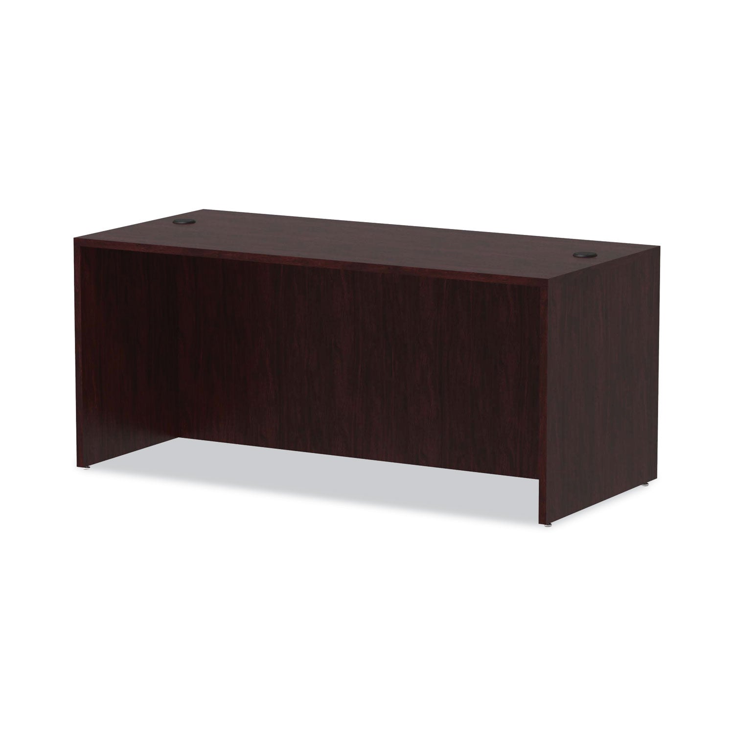 Alera® Alera Valencia Series Straight Front Desk Shell, 65" X 29.5" X 29.63", Mahogany
