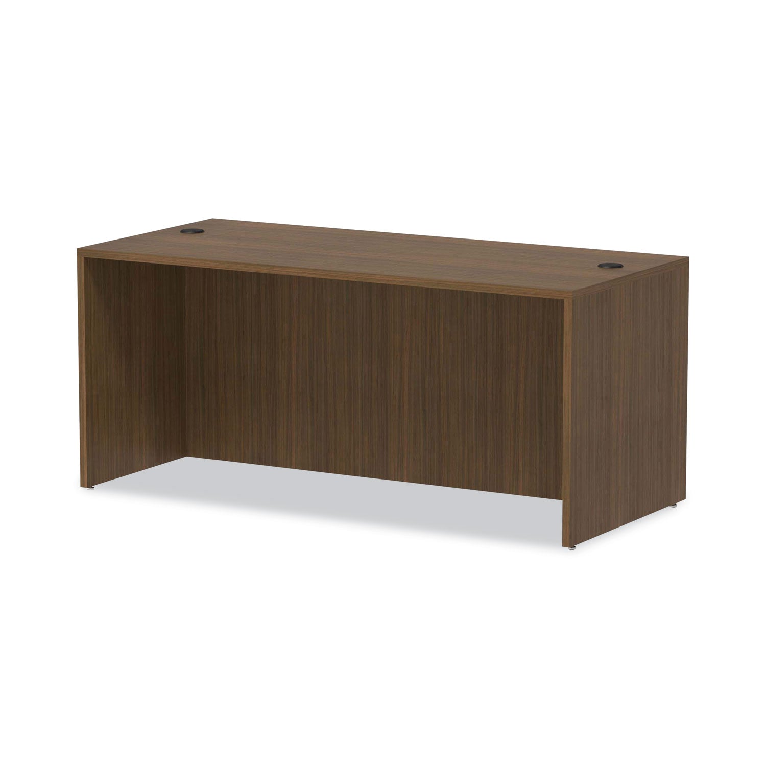 Alera® Alera Valencia Series Straight Front Desk Shell, 65" X 29.5" X 29.63", Modern Walnut