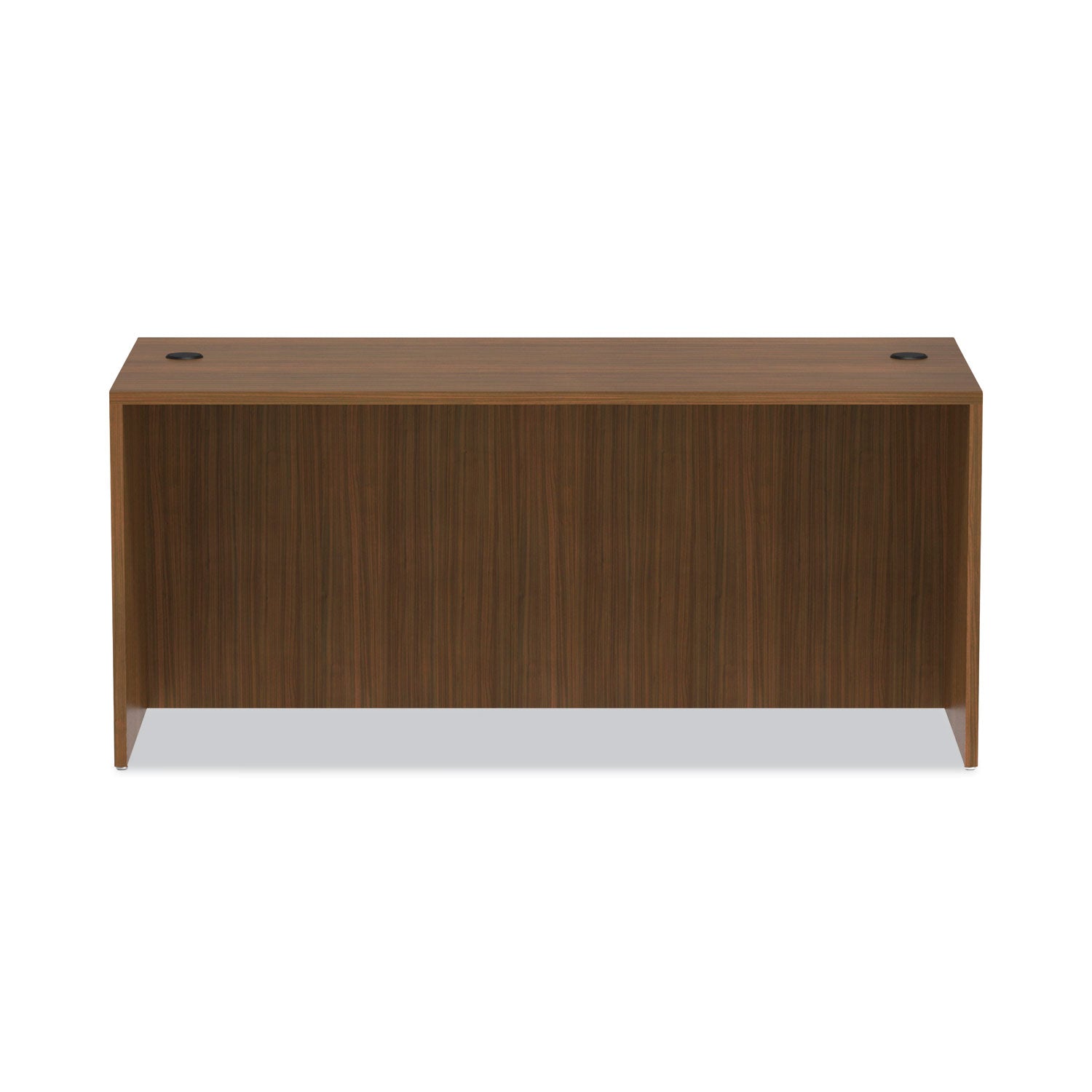 Alera® Alera Valencia Series Straight Front Desk Shell, 65" X 29.5" X 29.63", Modern Walnut