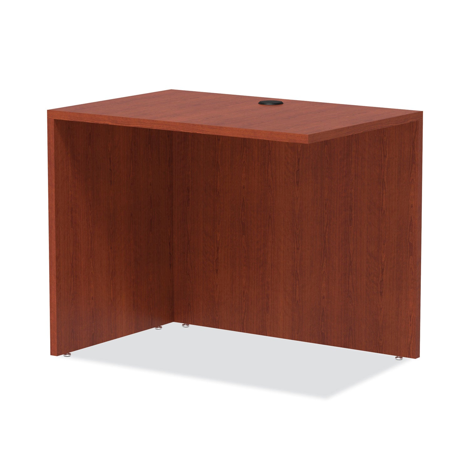 Alera® Alera Valencia Series Reversible Return/Bridge Shell, 35w x 23.63d x 29.5h, Medium Cherry