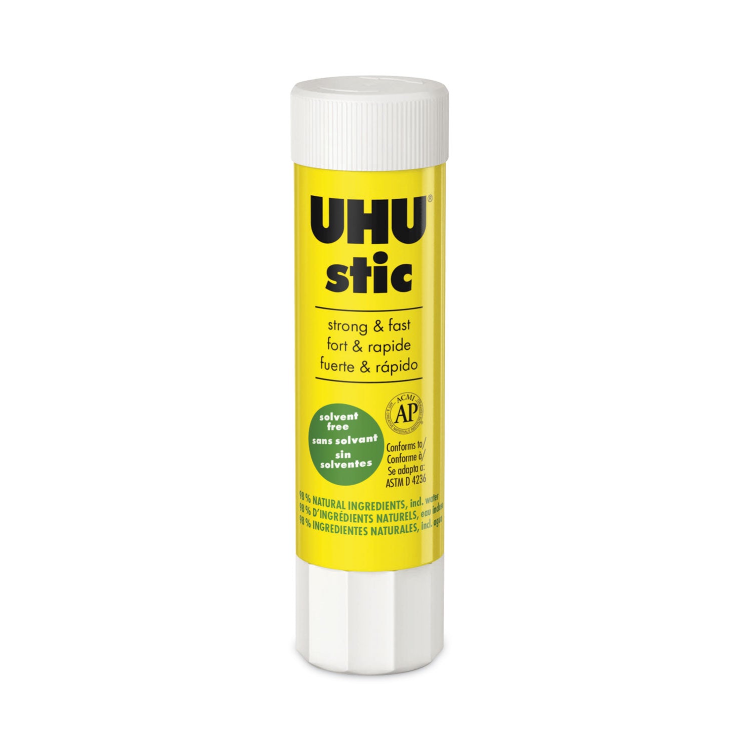 UHU® Stic Permanent Glue Stick, 0.29 Oz, Dries Clear