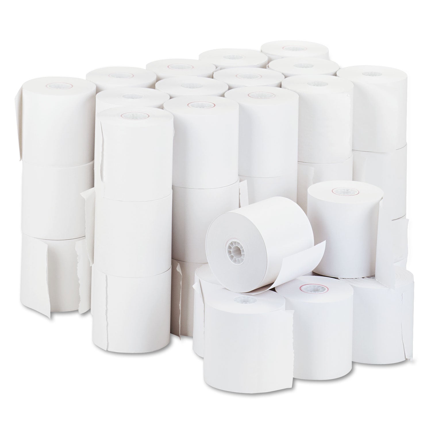 Iconex™ Impact Bond Paper Rolls, 3" X 150 Ft, White, 50/carton