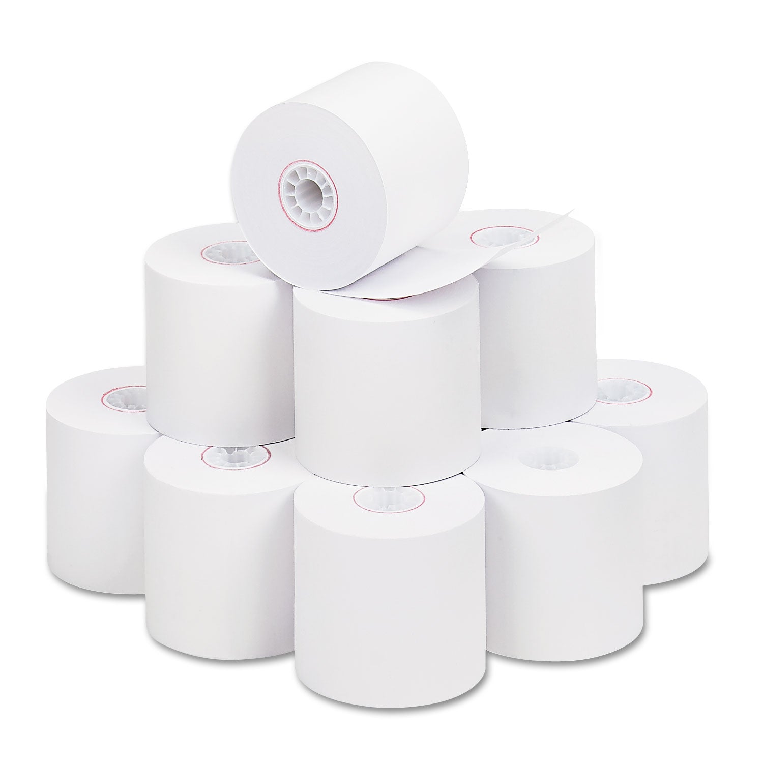 Iconex™ Impact Bond Paper Rolls, 2.25" X 150 Ft, White, 12/pack