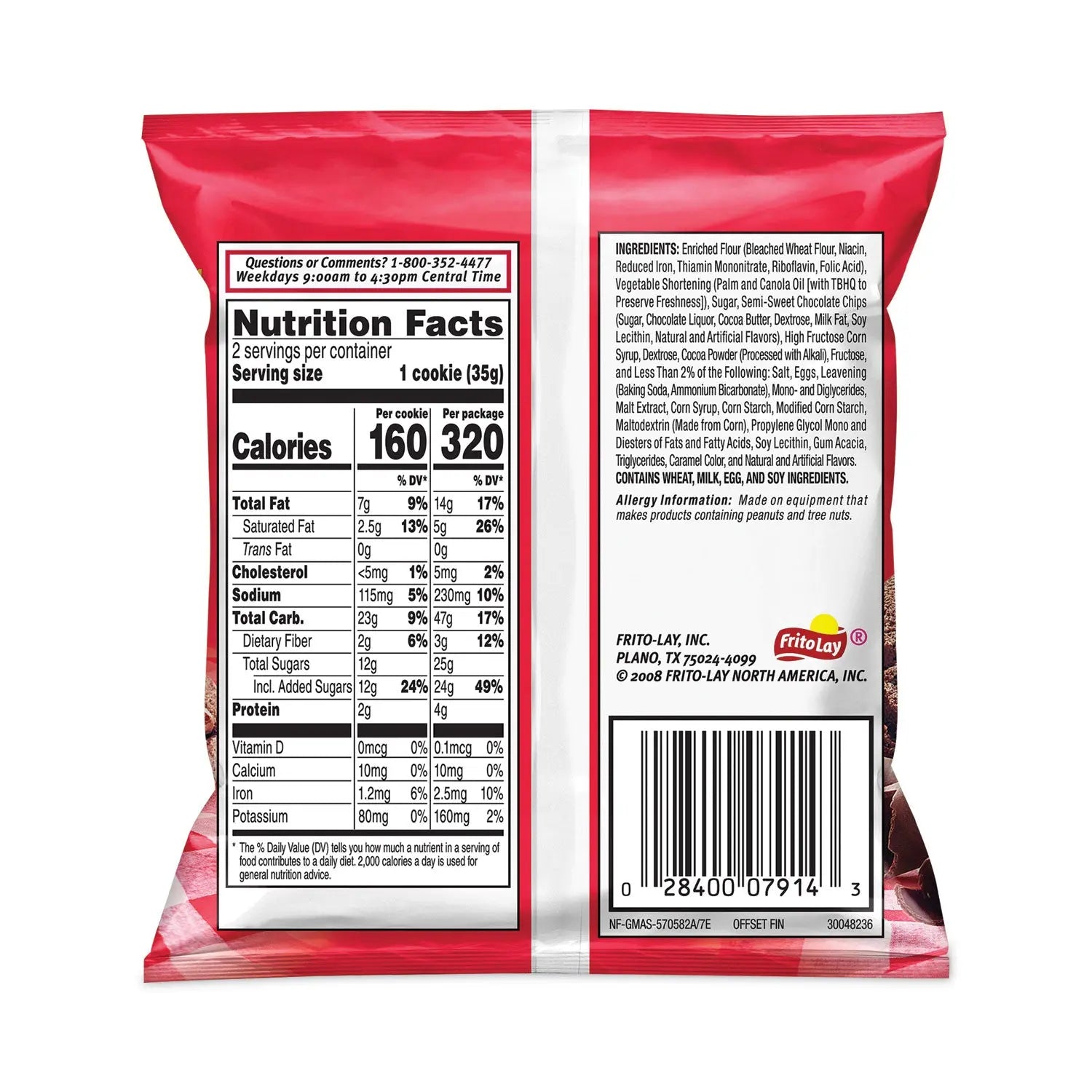 Big Chocolate Brownie, 2.5 oz Packet, 2 Brownies/Pack, 60 Packs/Carton Grandma's® Flipcost