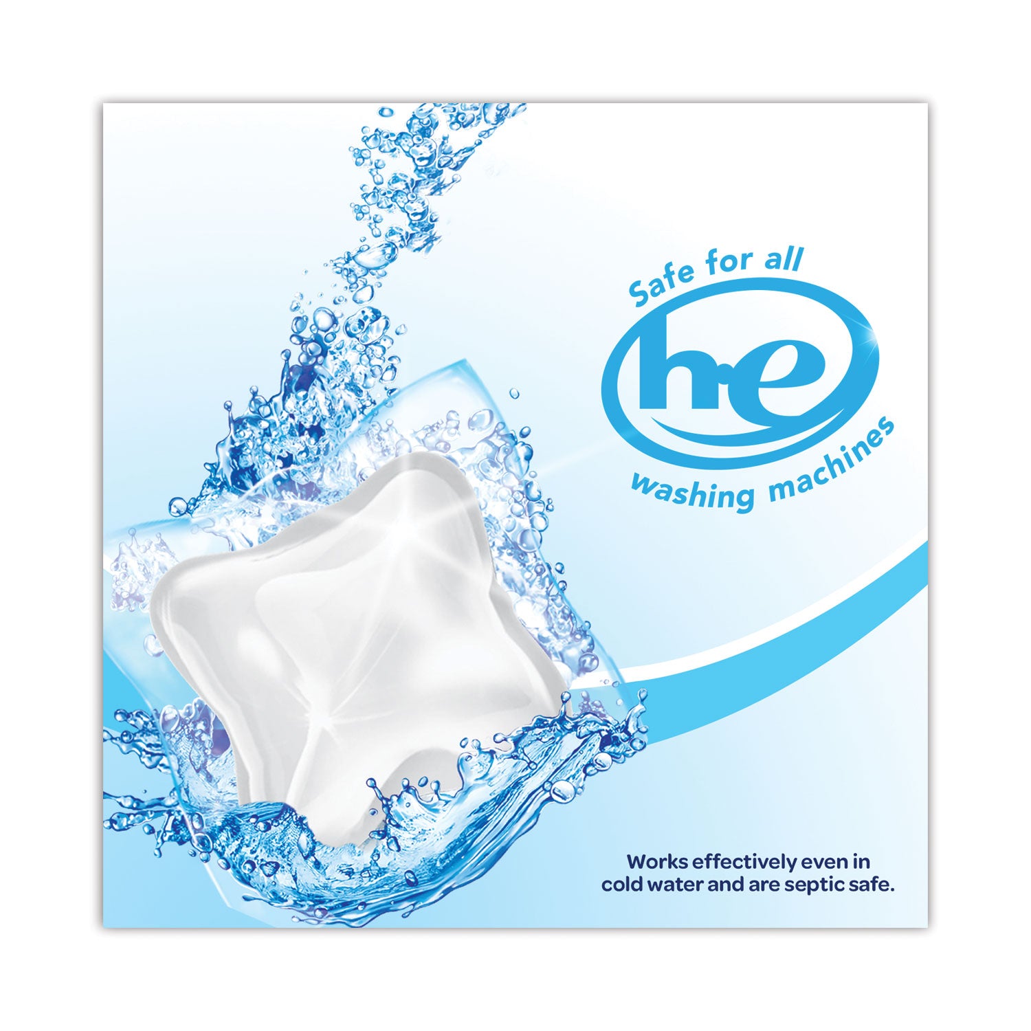 All® Mighty Pacs Free And Clear Super Concentrated Laundry Detergent, 39/pack