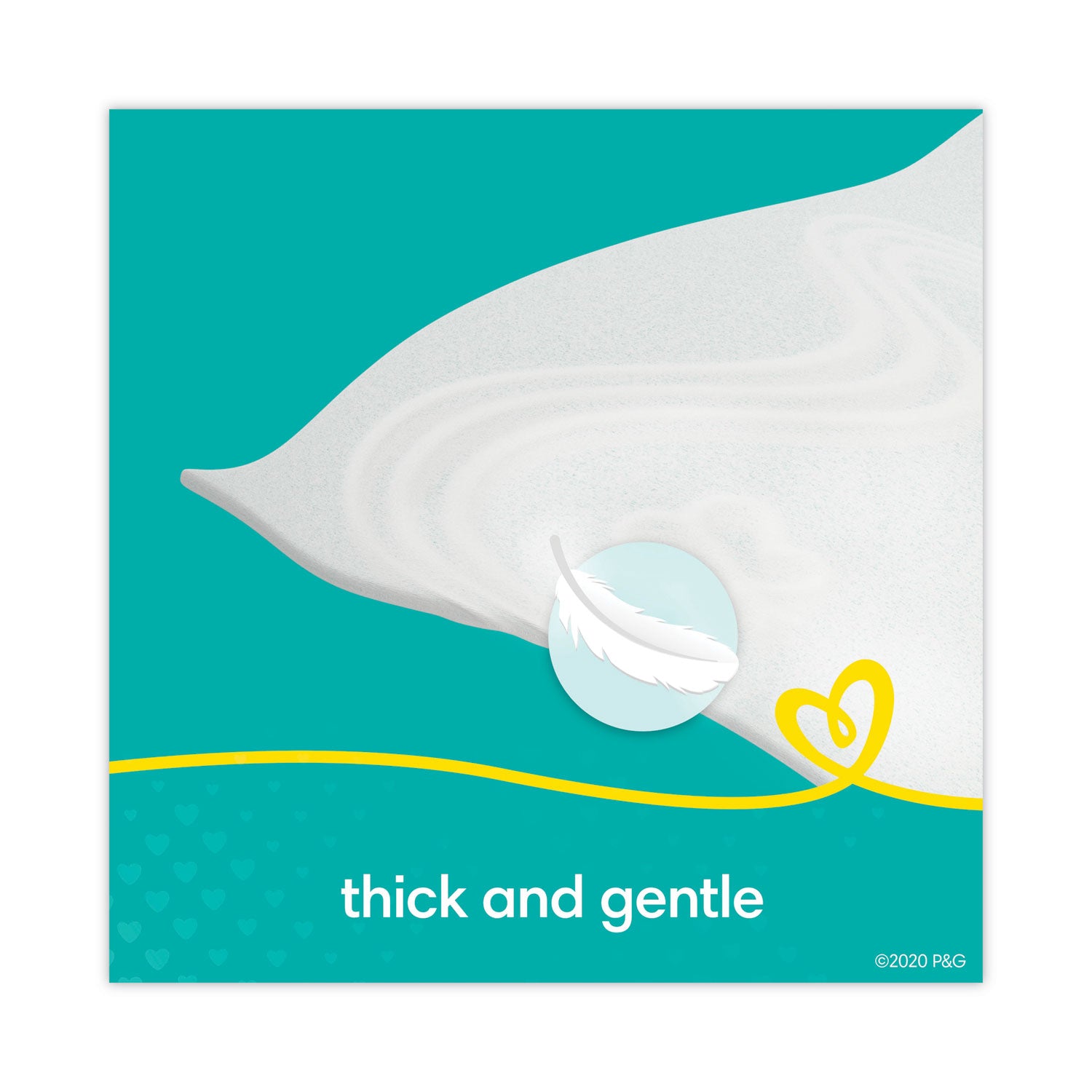 Pampers® Sensitive Baby Wipes, 1-Ply, 6.8 x 7, Unscented, White, 56/Pack, 8 Packs/Carton