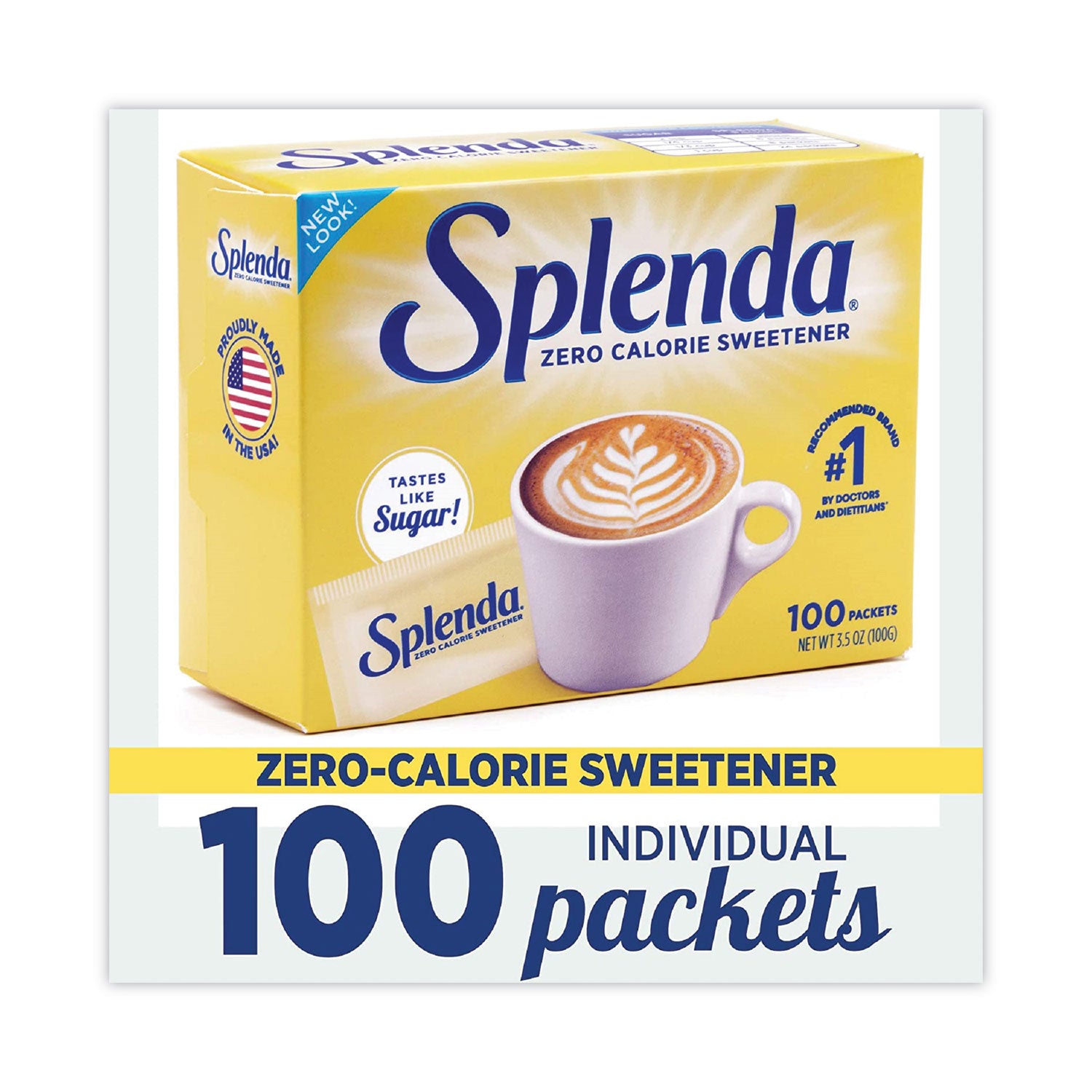 Splenda® No Calorie Sweetener, 0.04 oz Packet, 1,200/Carton