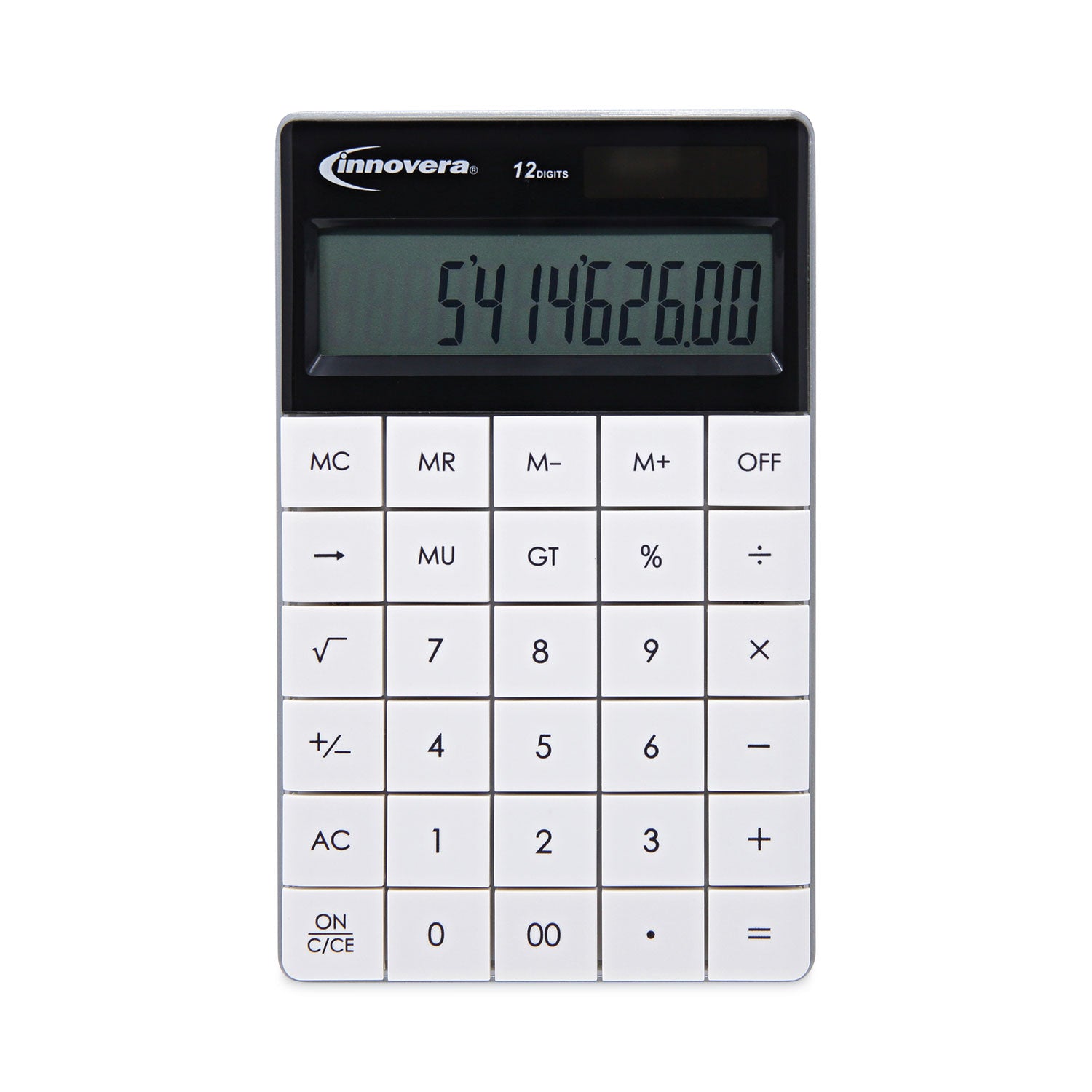 Innovera® 15973 Large Button Calculator, 12-Digit LCD