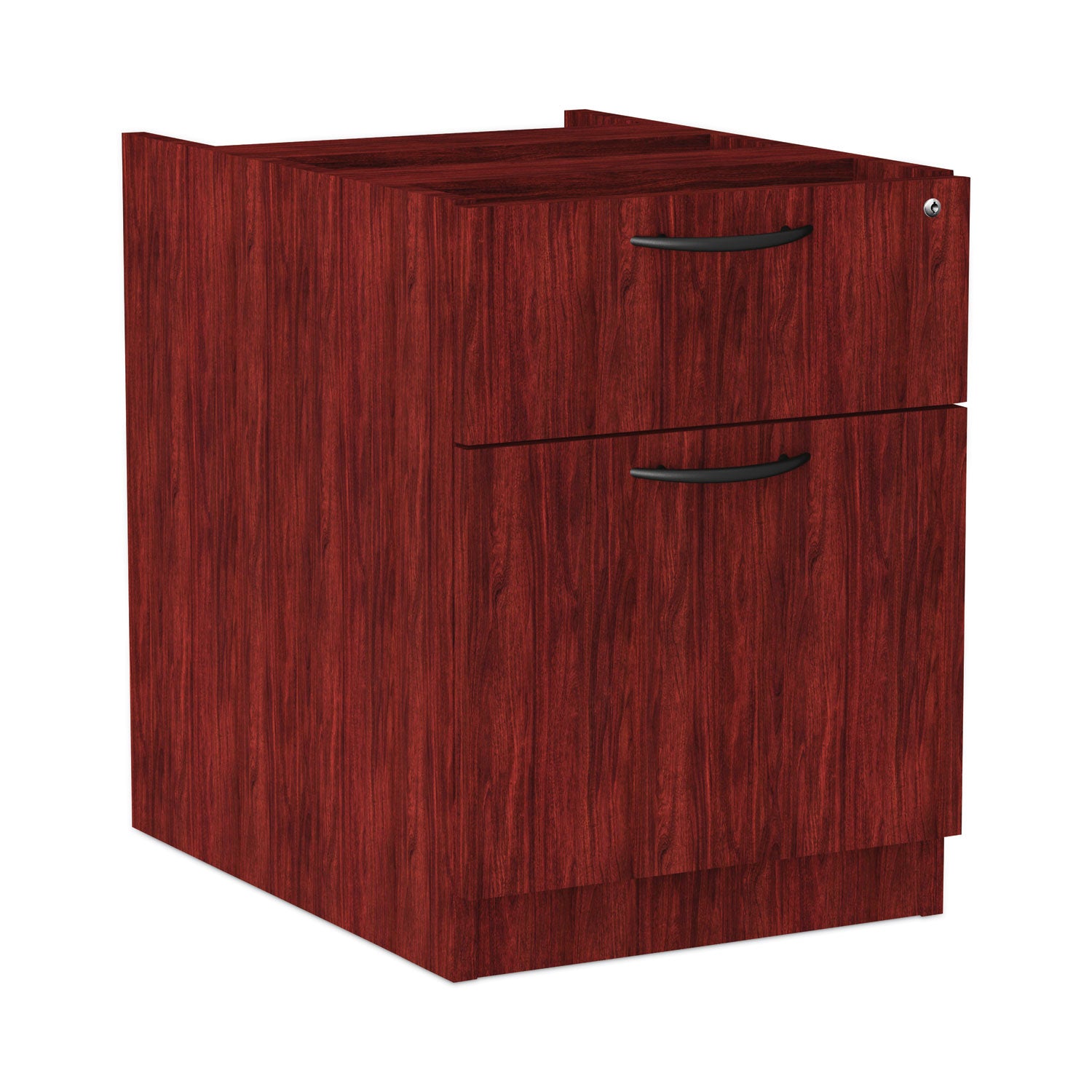 Alera® Alera Valencia Series Hanging Pedestal File, Left/right, 2-Drawers: Box/file, Legal/letter, Mahogany, 15.63" X 20.5" X 19.25"