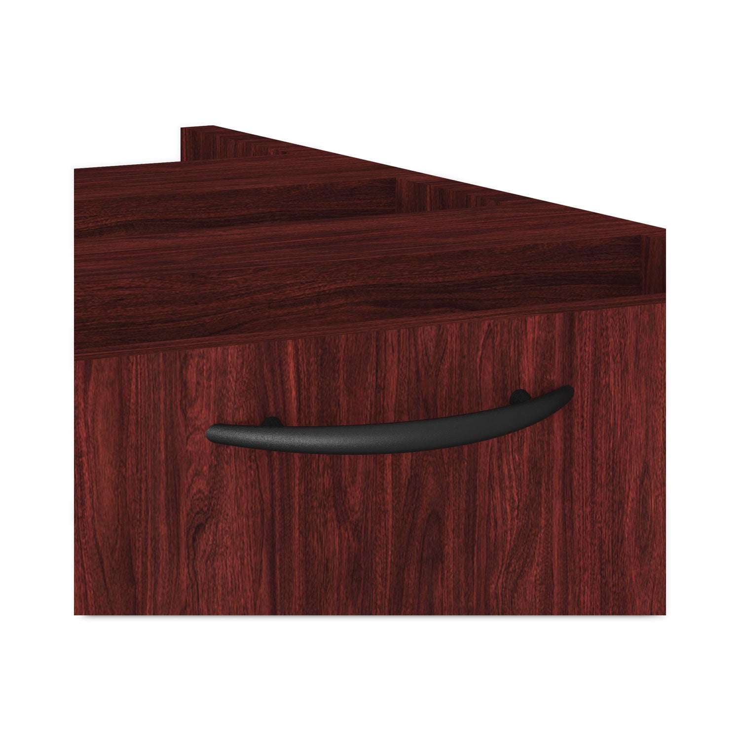 Alera® Alera Valencia Series Hanging Pedestal File, Left/right, 2-Drawers: Box/file, Legal/letter, Mahogany, 15.63" X 20.5" X 19.25"