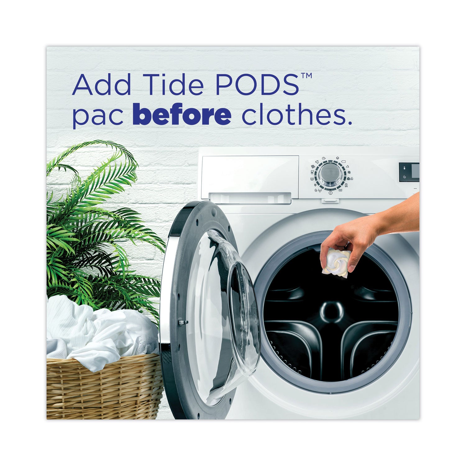 Tide® Pods, Unscented, 81 Pods/Tub, 4 Tubs Carton