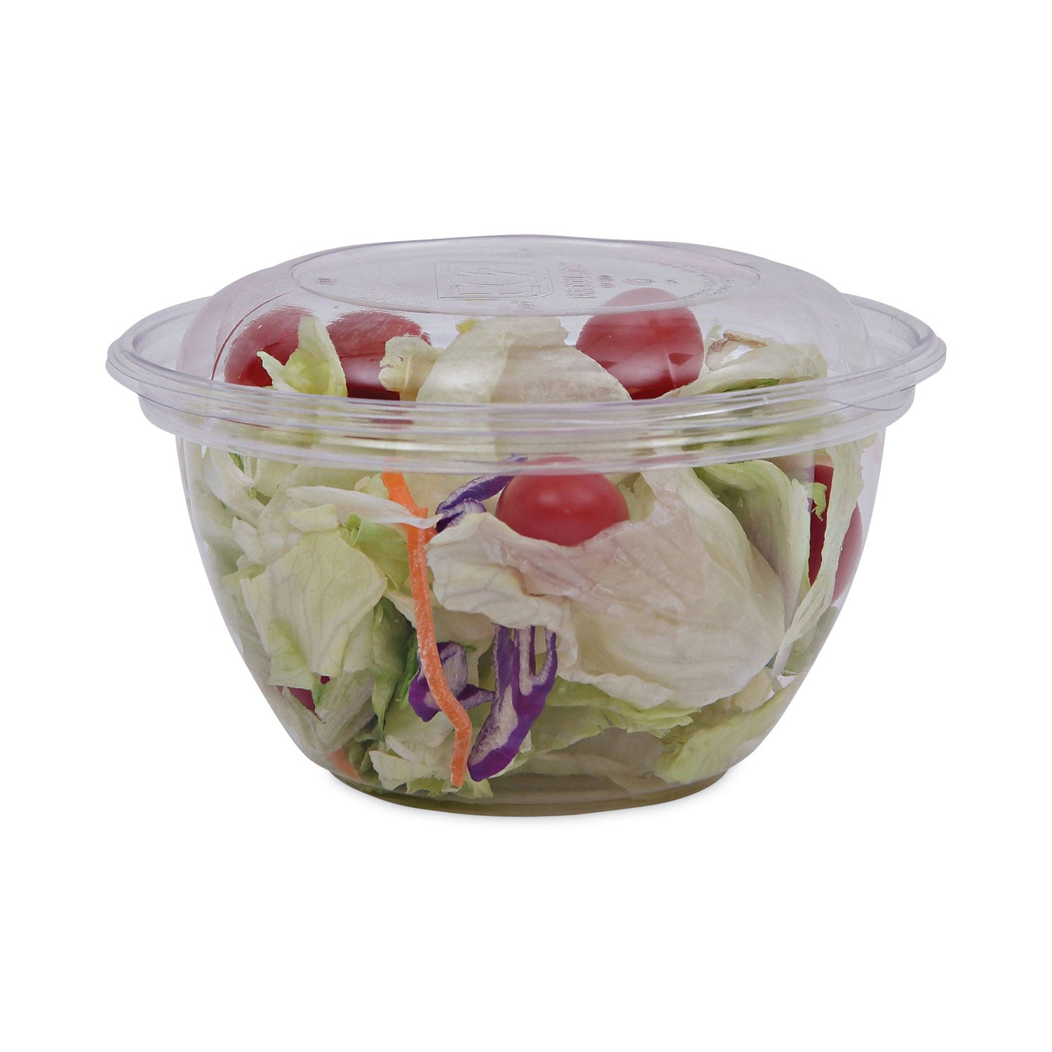 Eco-Products® Renewable and Compostable Containers, 18 oz, 5.5" Diameter x 2.3" h, Clear, Plastic, 150/Carton