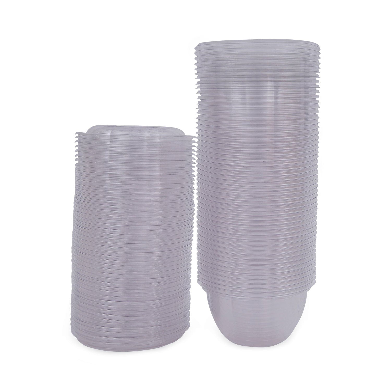 Eco-Products® Renewable and Compostable Containers, 18 oz, 5.5" Diameter x 2.3" h, Clear, Plastic, 150/Carton