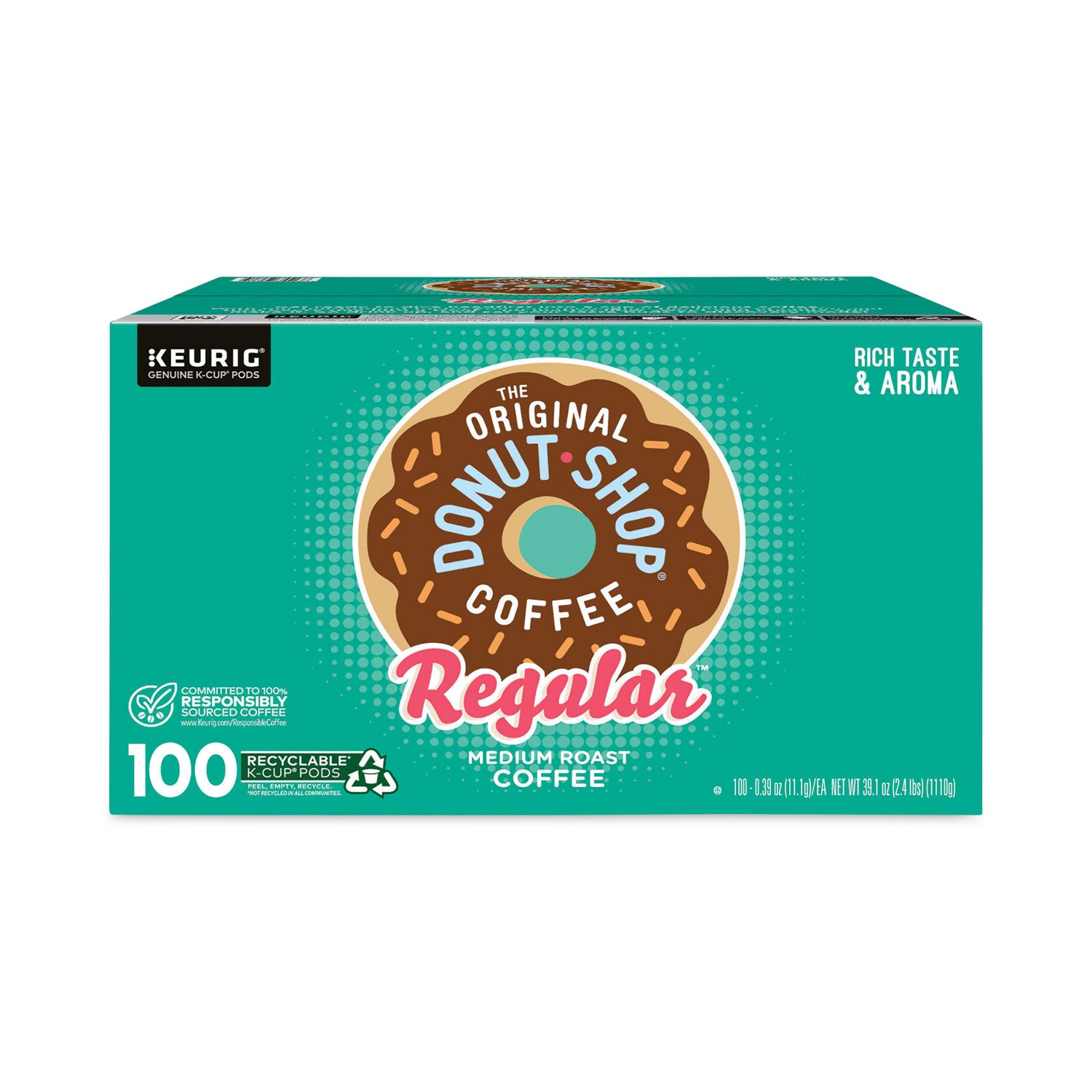 The Original Donut Shop® Donut Shop Coffee K-Cups, Regular, 80/Carton