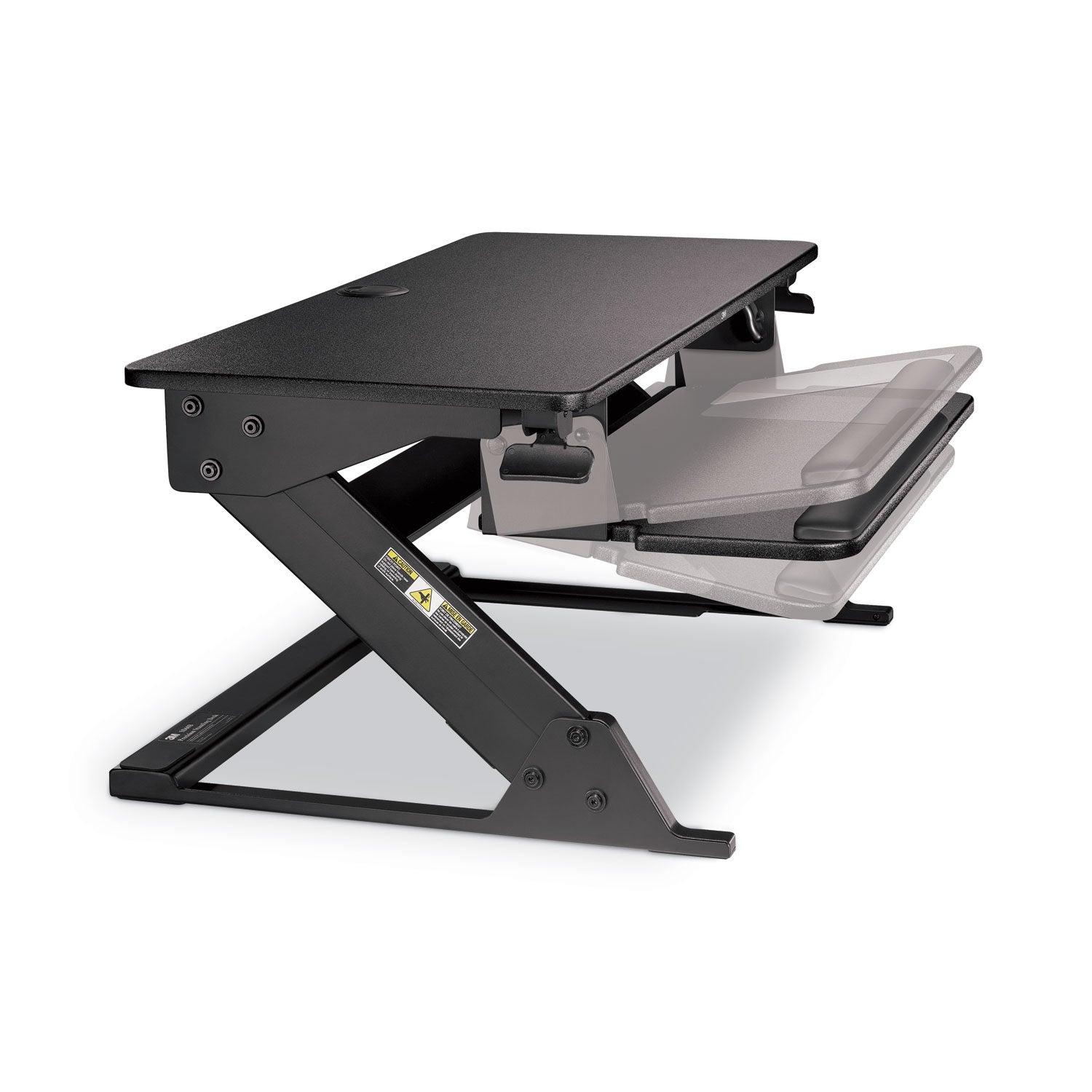 3M™ Precision Standing Desk, 35.4" x 22.2" x 6.2" to 20", Black