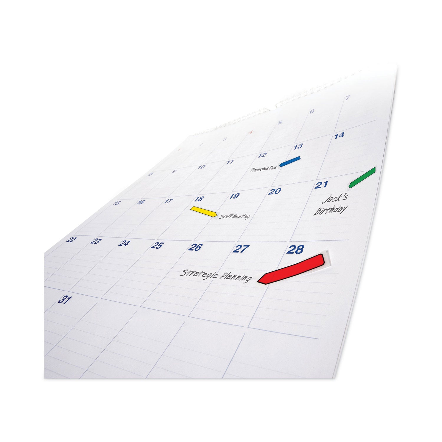 Post-it® Flags Arrow 0.5" Page Flags, Assorted Primary, 24/Color, 96 Flags/Pack