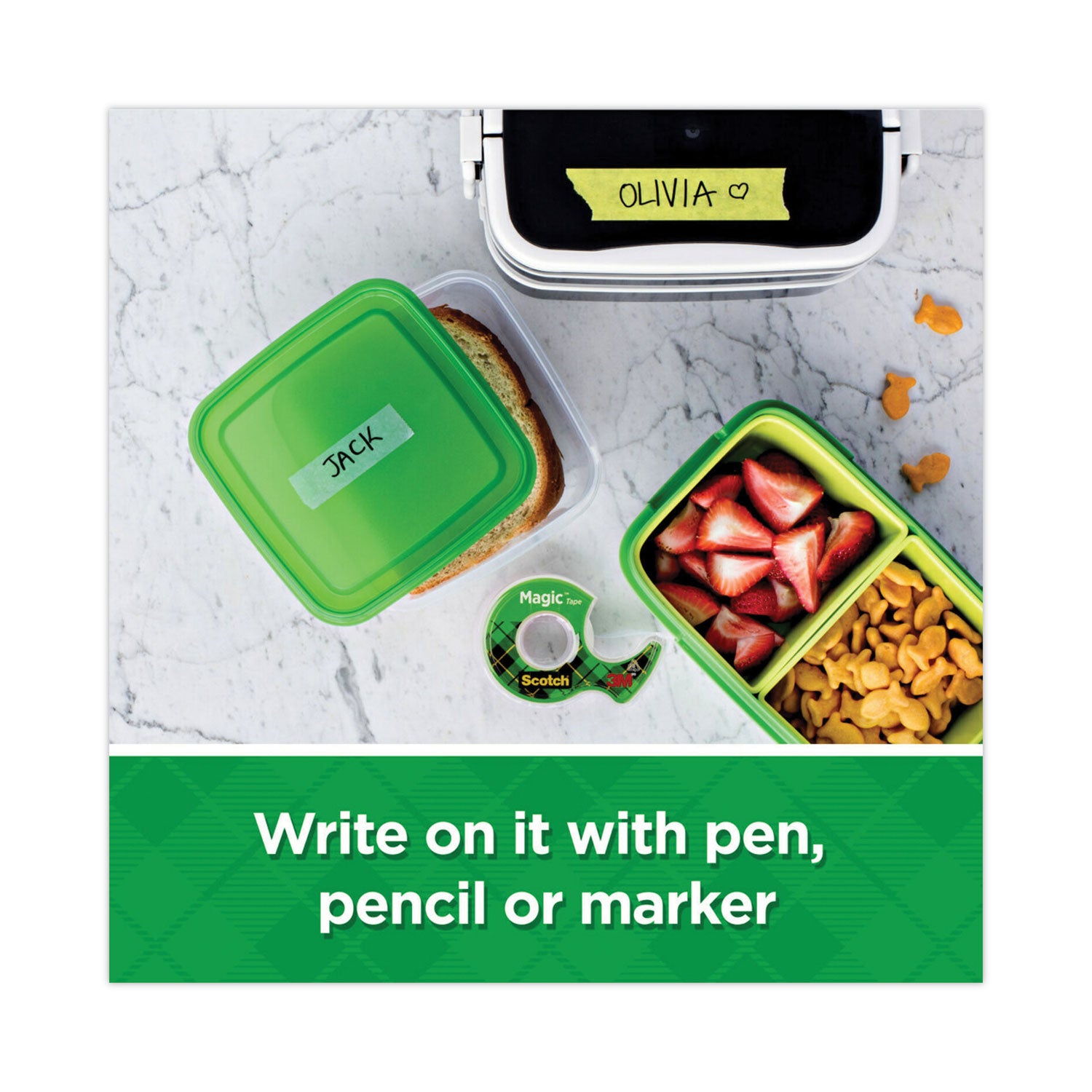 Scotch® Magic Tape Refill, 1" Core, 0.75" X 83.33 Ft, Clear, 6/pack