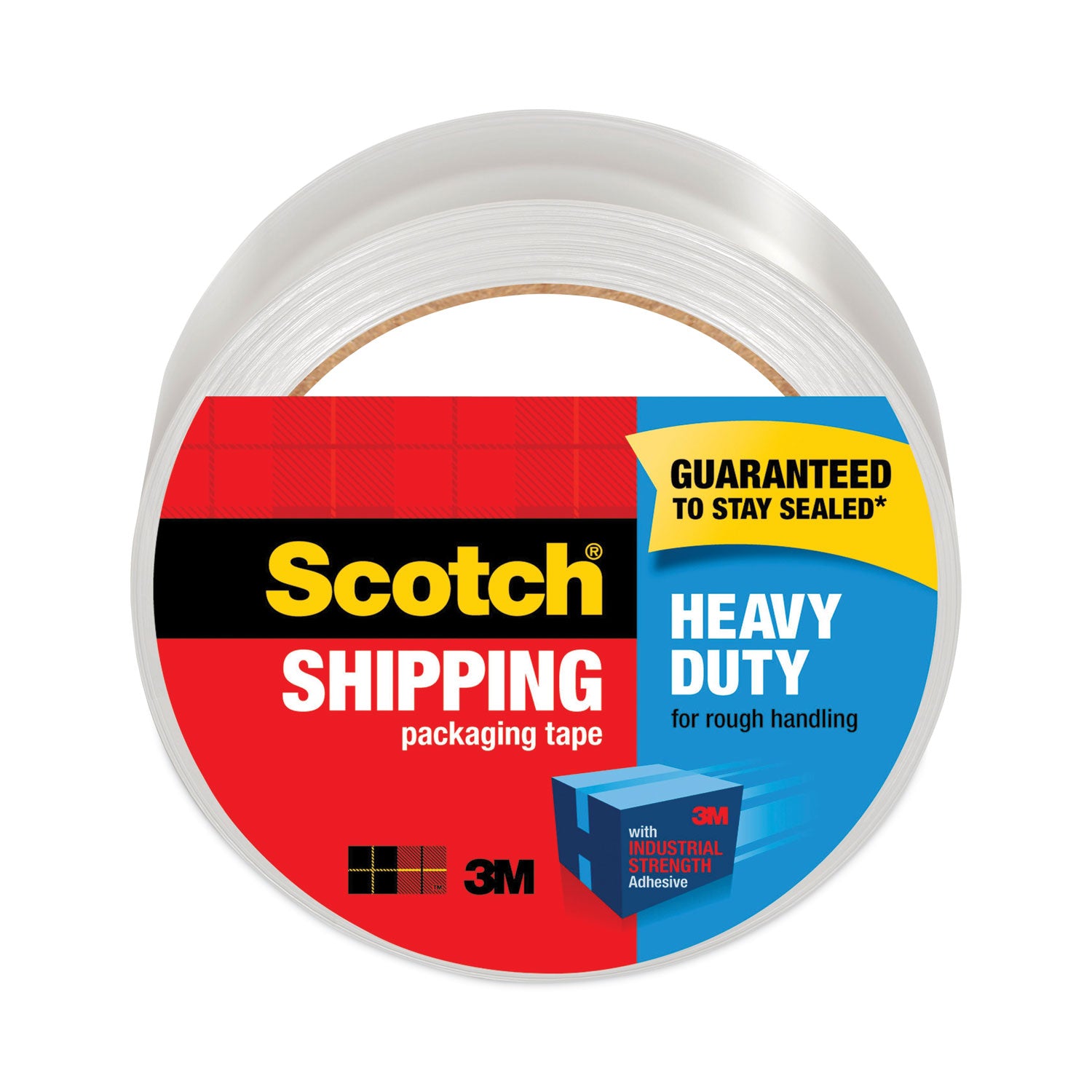 Scotch® 3850 Heavy-Duty Packaging Tape, 3" Core, 1.88" X 54.6 Yds, Clear