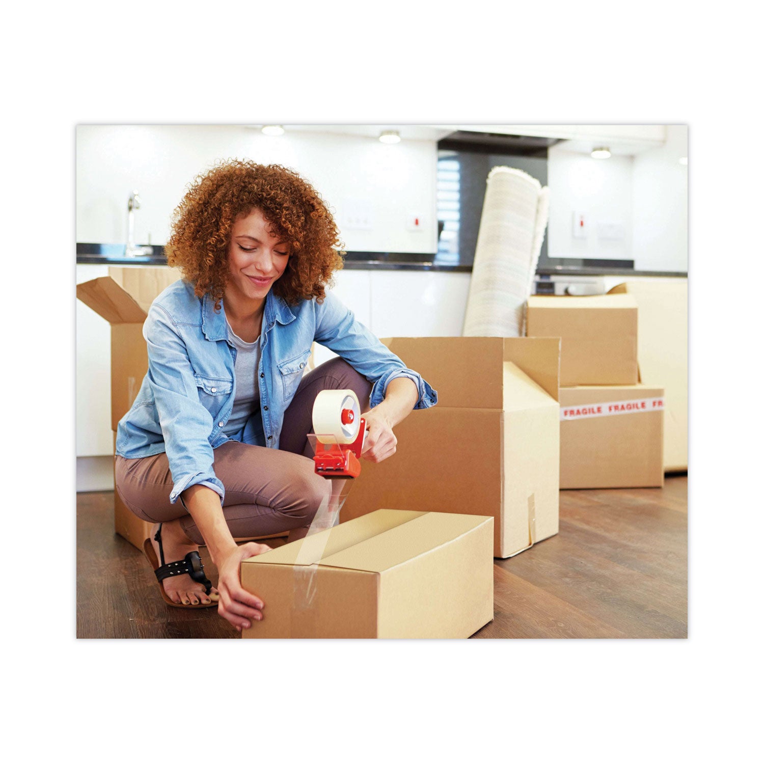 Scotch® 3850 Heavy-Duty Packaging Tape, 3" Core, 1.88" X 54.6 Yds, Clear