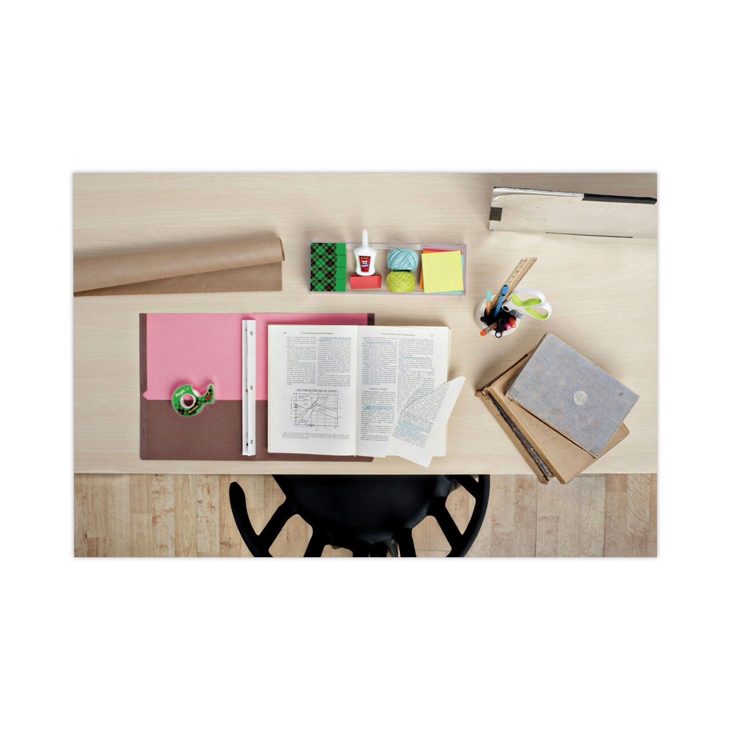 Scotch® Magic Tape In Handheld Dispenser, 1" Core, 0.75" X 25 Ft, Clear, 4/pack