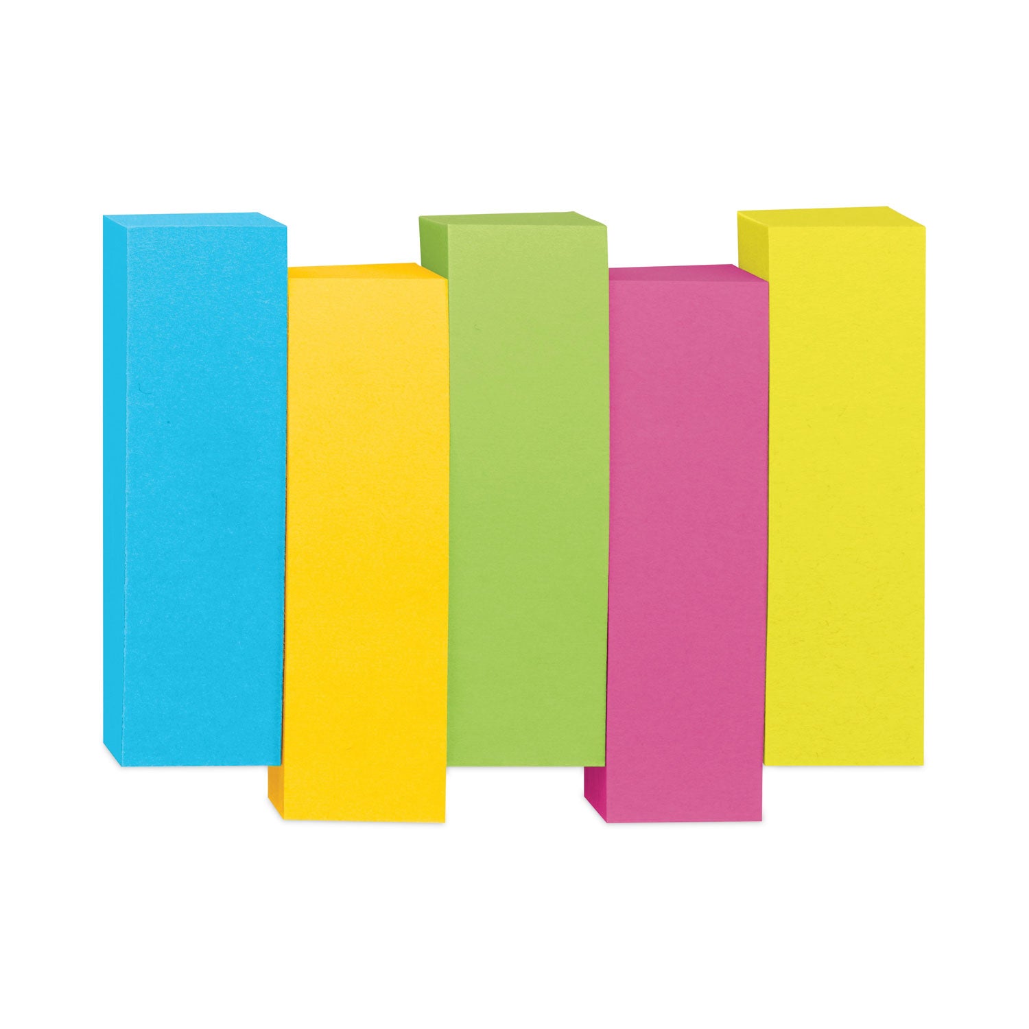 Post-it® Page Flag Markers, Assorted Colors,100 Flags/pad, 5 Pads/pack