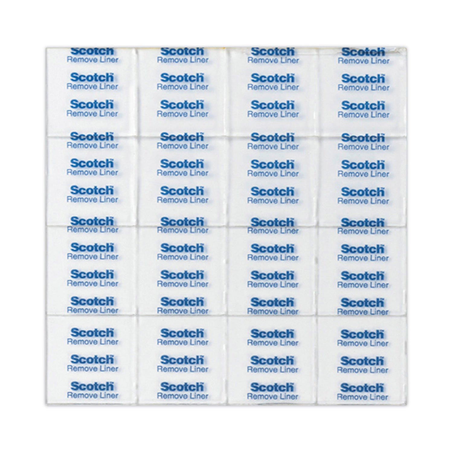 Scotch® Removable Clear Mounting Squares, Holds Up To 0.33 Lbs, 0.69 X 0.69, Clear, 35/pack