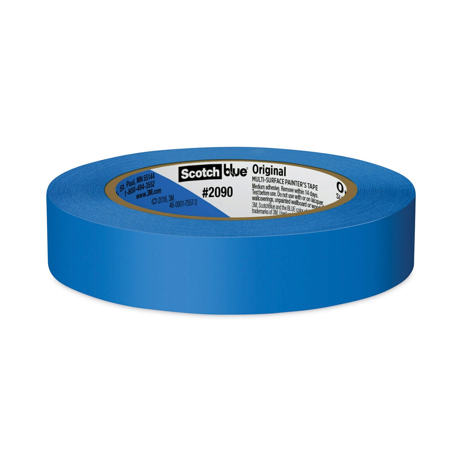 ScotchBlue™ Original Multi-Surface Painter's Tape, 3" Core, 0.94" X 60 Yds, Blue