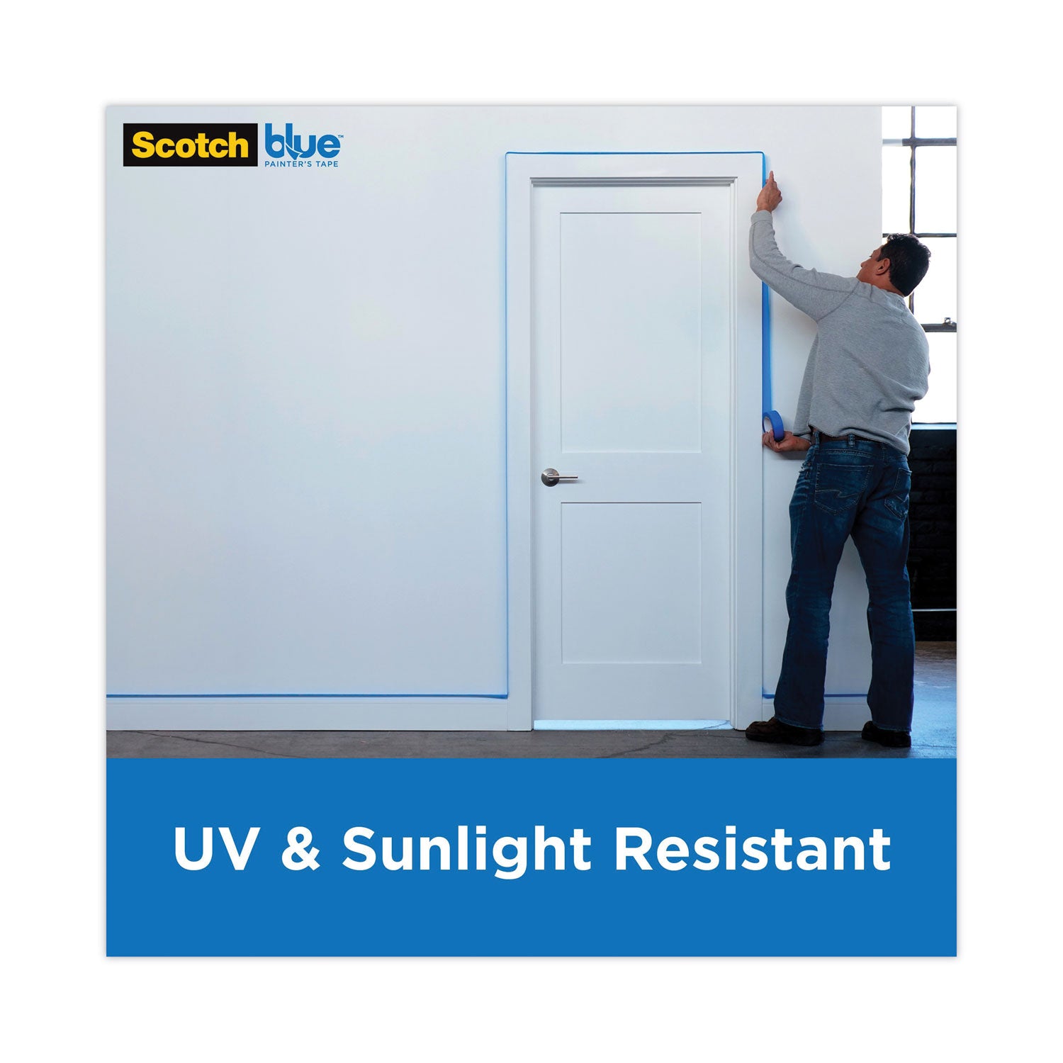 ScotchBlue™ Original Multi-Surface Painter's Tape, 3" Core, 0.94" X 60 Yds, Blue