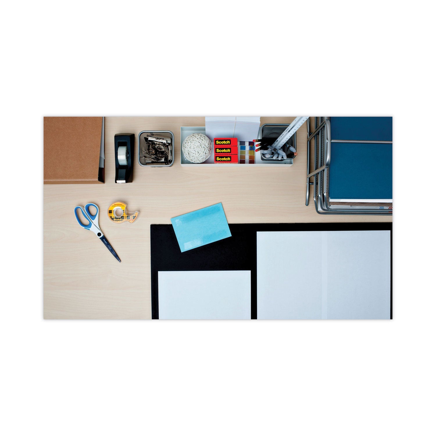 Scotch® Double-Sided Tape, 1" Core, 0.5" X 75 Ft, Clear