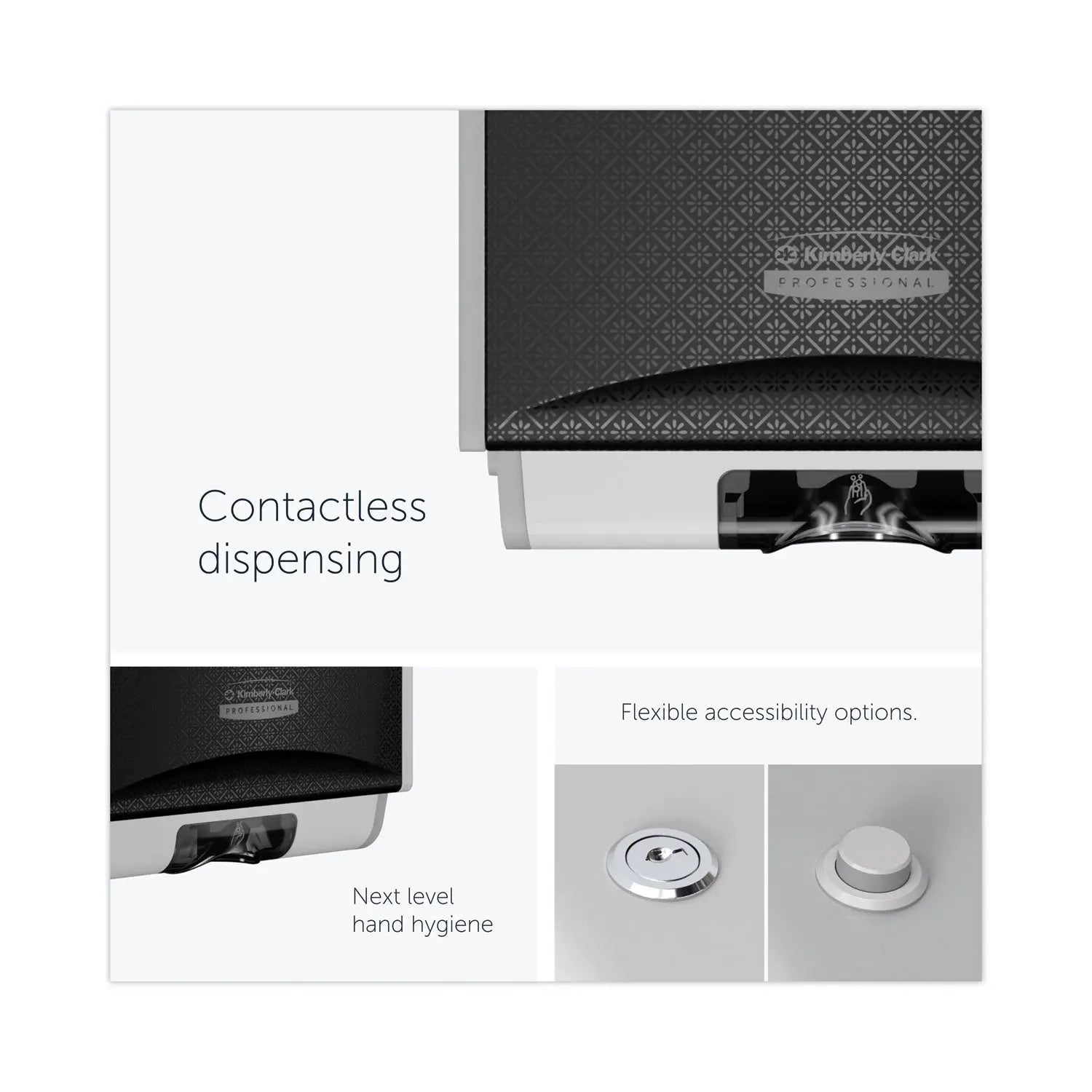 ICON Automatic Soap and Sanitizer Dispenser, 1.2 L, 8.06 x 14.18 x 4.75, Black Mosaic Kimberly-Clark Professional* Flipcost