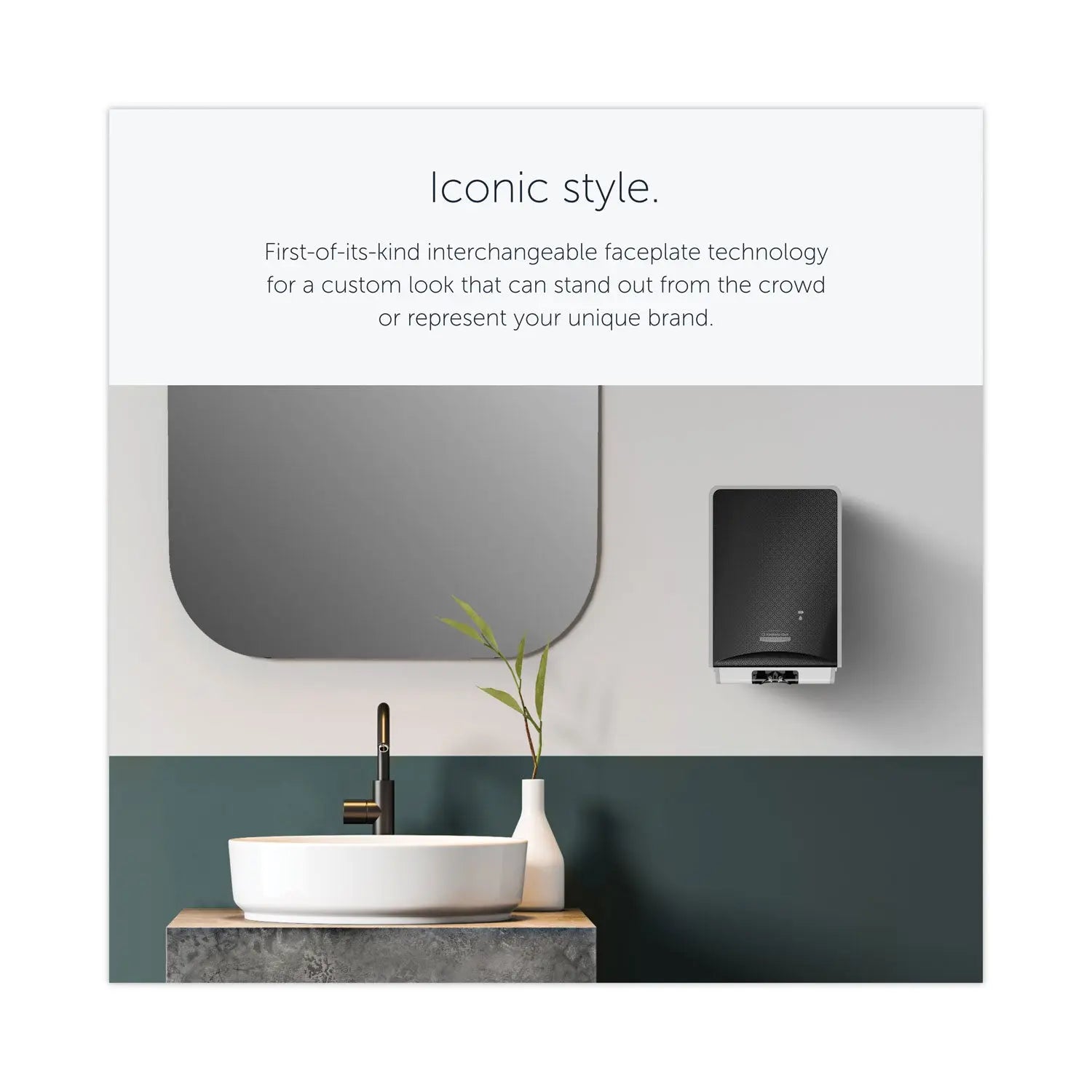 ICON Automatic Soap and Sanitizer Dispenser, 1.2 L, 8.06 x 14.18 x 4.75, Black Mosaic Kimberly-Clark Professional* Flipcost