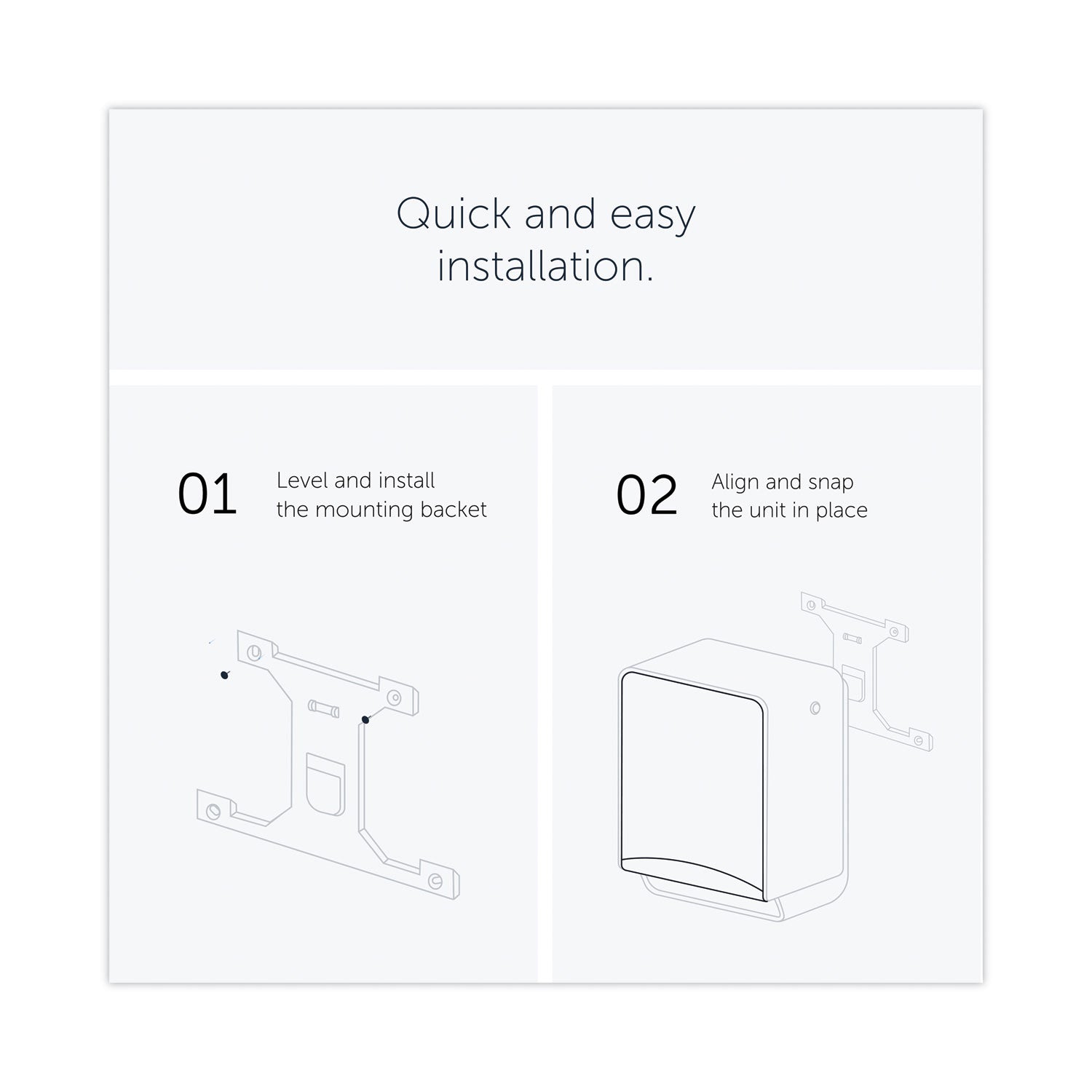 Kimberly-Clark Professional* ICON Automatic Roll Towel Dispenser, 20.12 x 16.37 x 13.5, White Mosaic