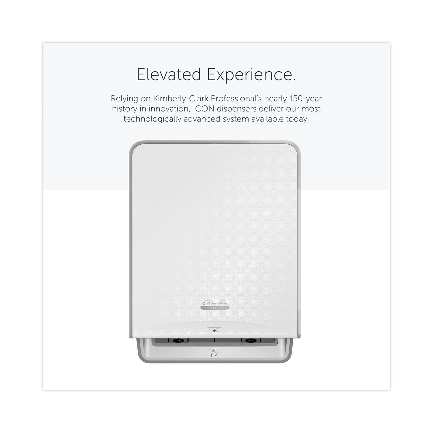 Kimberly-Clark Professional* ICON Automatic Roll Towel Dispenser, 20.12 x 16.37 x 13.5, White Mosaic