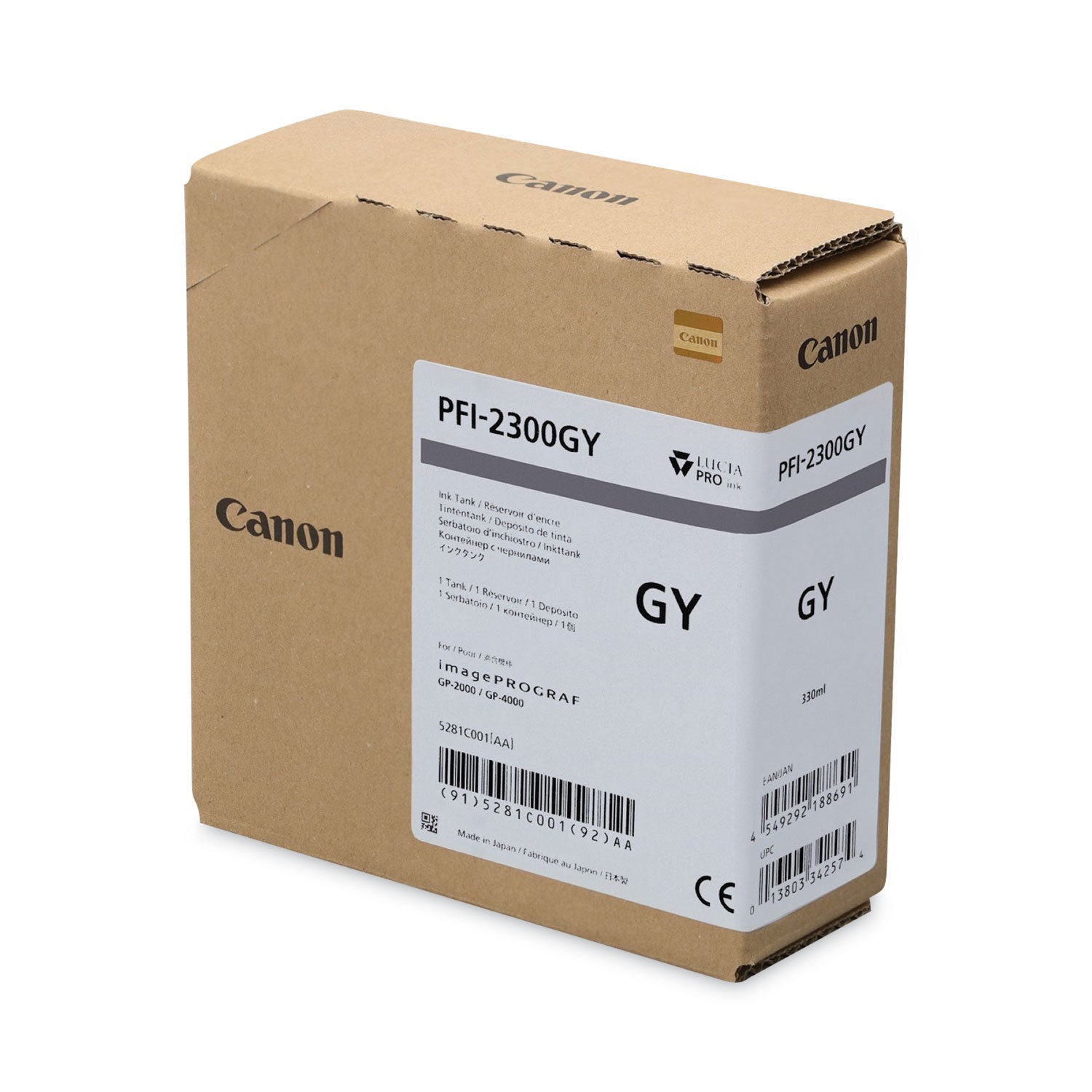 Canon® 5281C001AA (PFI-2300) Ink, Gray