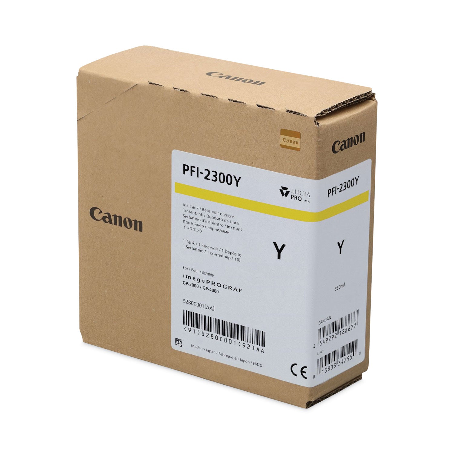Canon® 5280C001AA (PFI-2300) Ink, Yellow