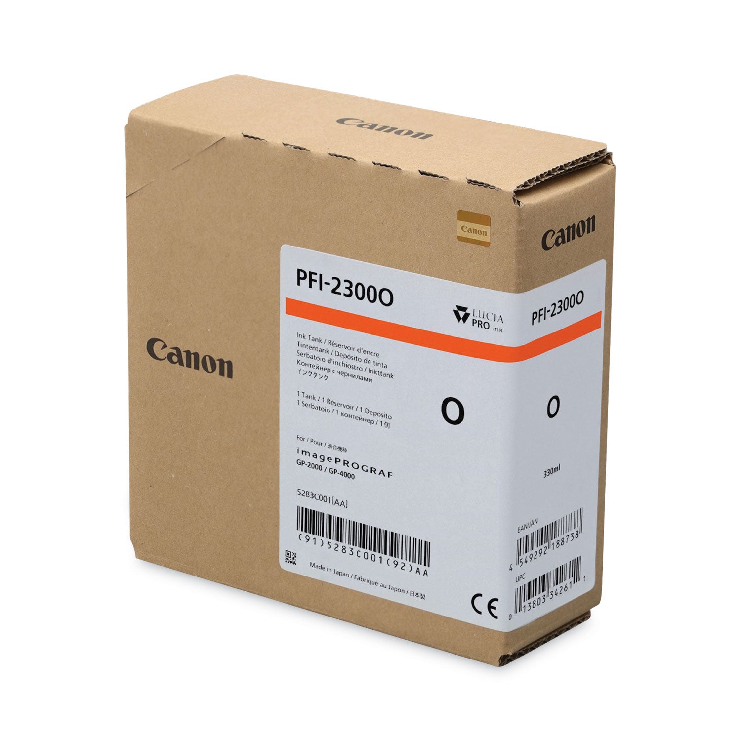 Canon® 5283C001AA (PFI-2300) Ink, Orange