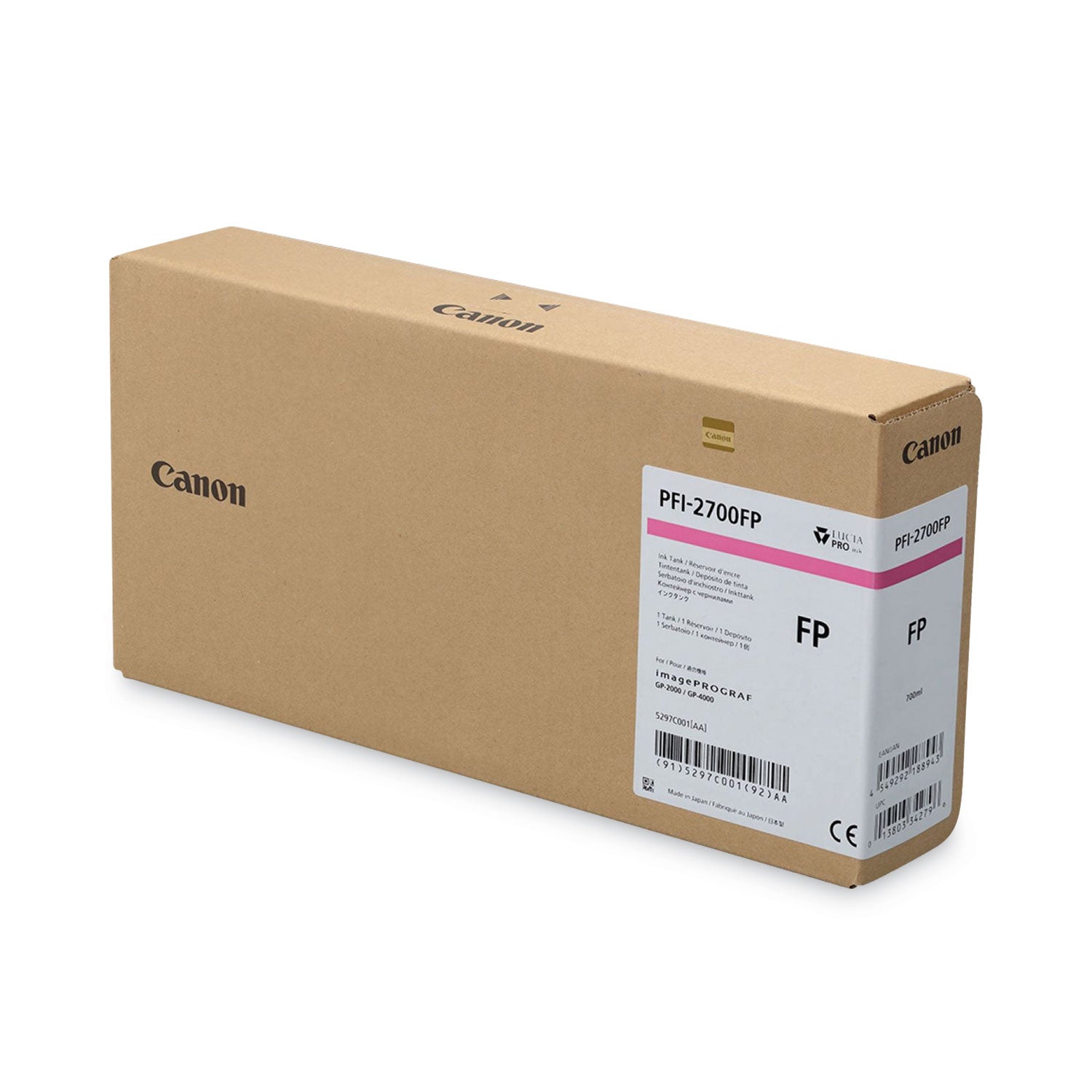 Canon® 5297C001AA (PFI-2700) Ink, Fluorescent Pink