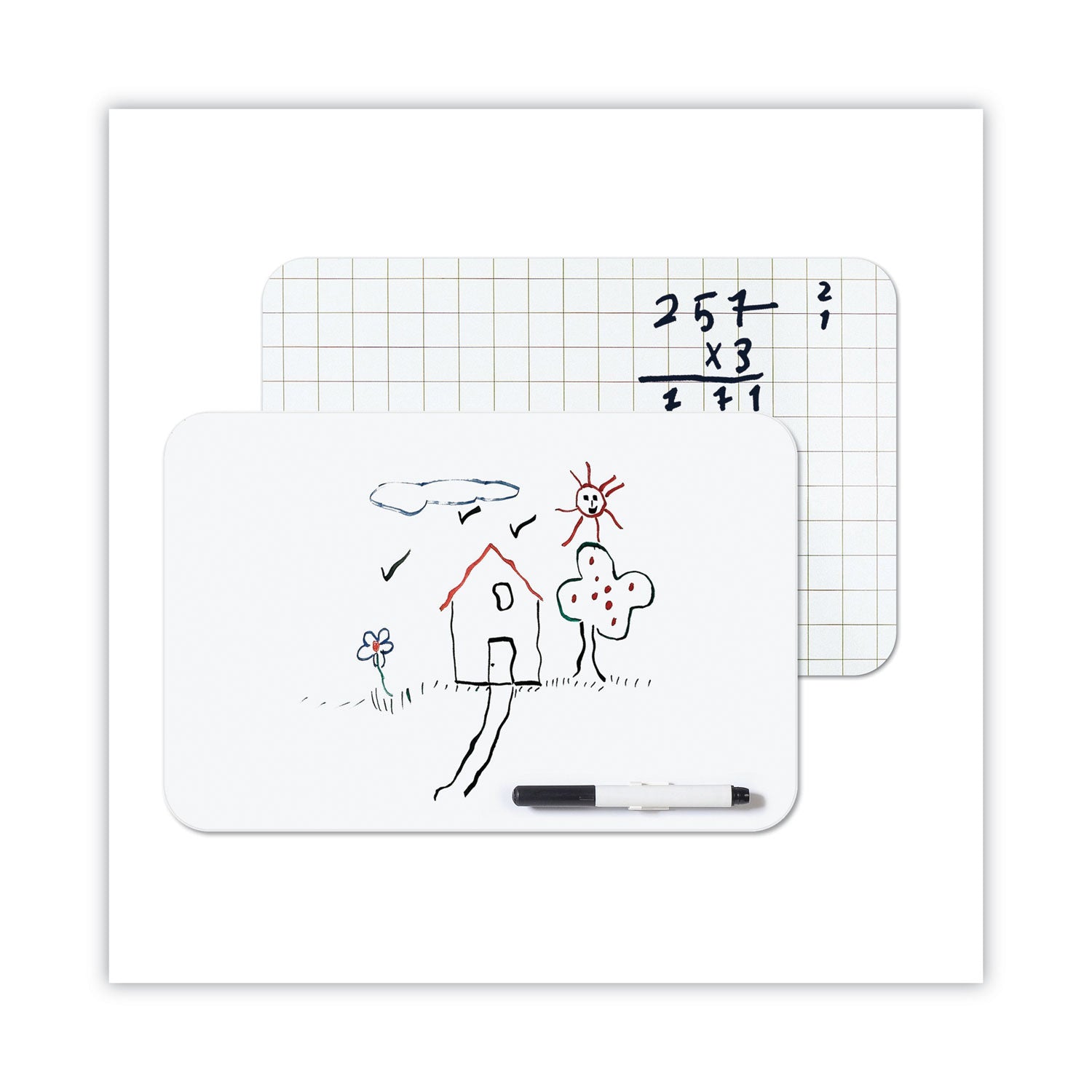 MasterVision® Dry Erase Lap Board, 11.88" x 8.25", White Surface
