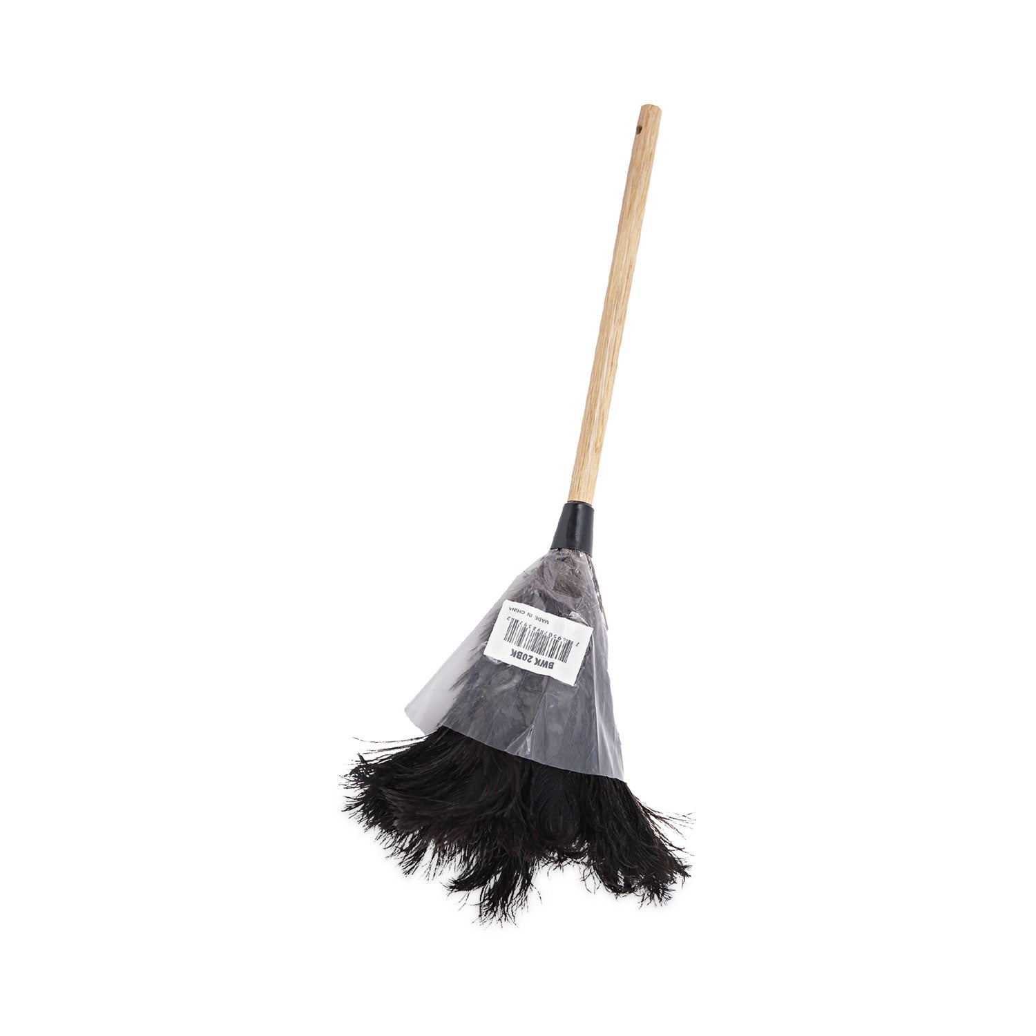 Boardwalk® Professional Ostrich Feather Duster, 10" Wood Handle