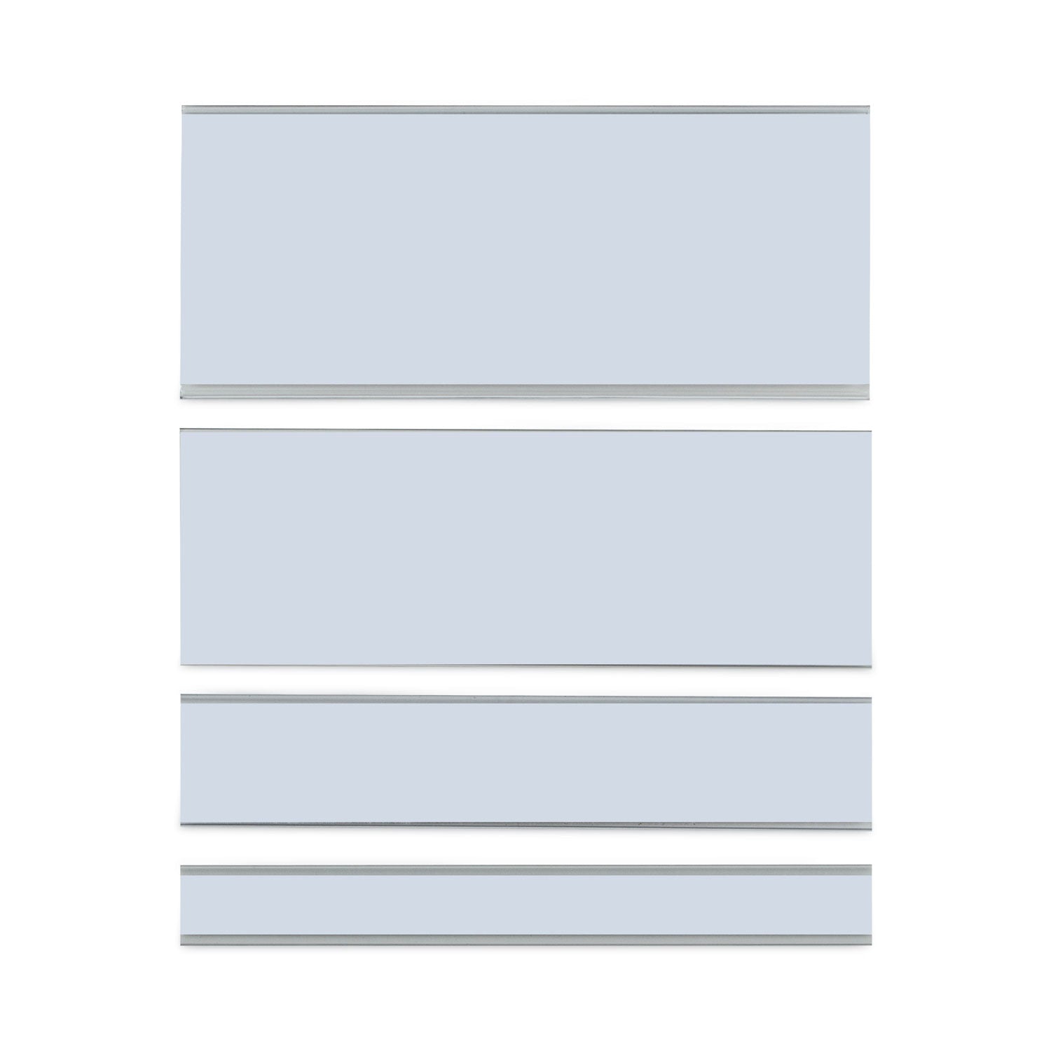 C-Line® Clear Magnetic Label Holders, Side Load, 6 x 0.5, 10/Pack