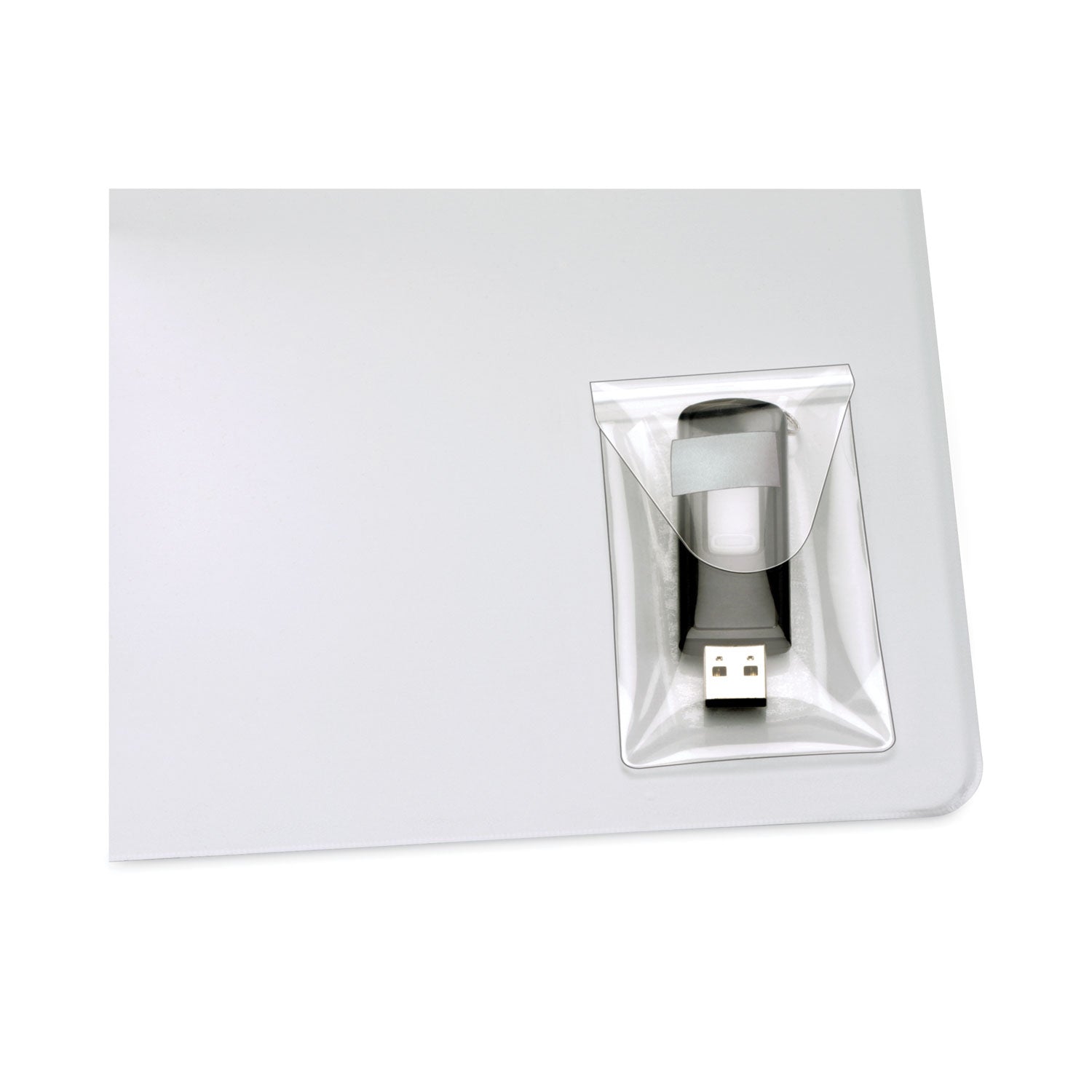 Cardinal® HOLD IT USB Pockets, 2 x 3.44, Clear