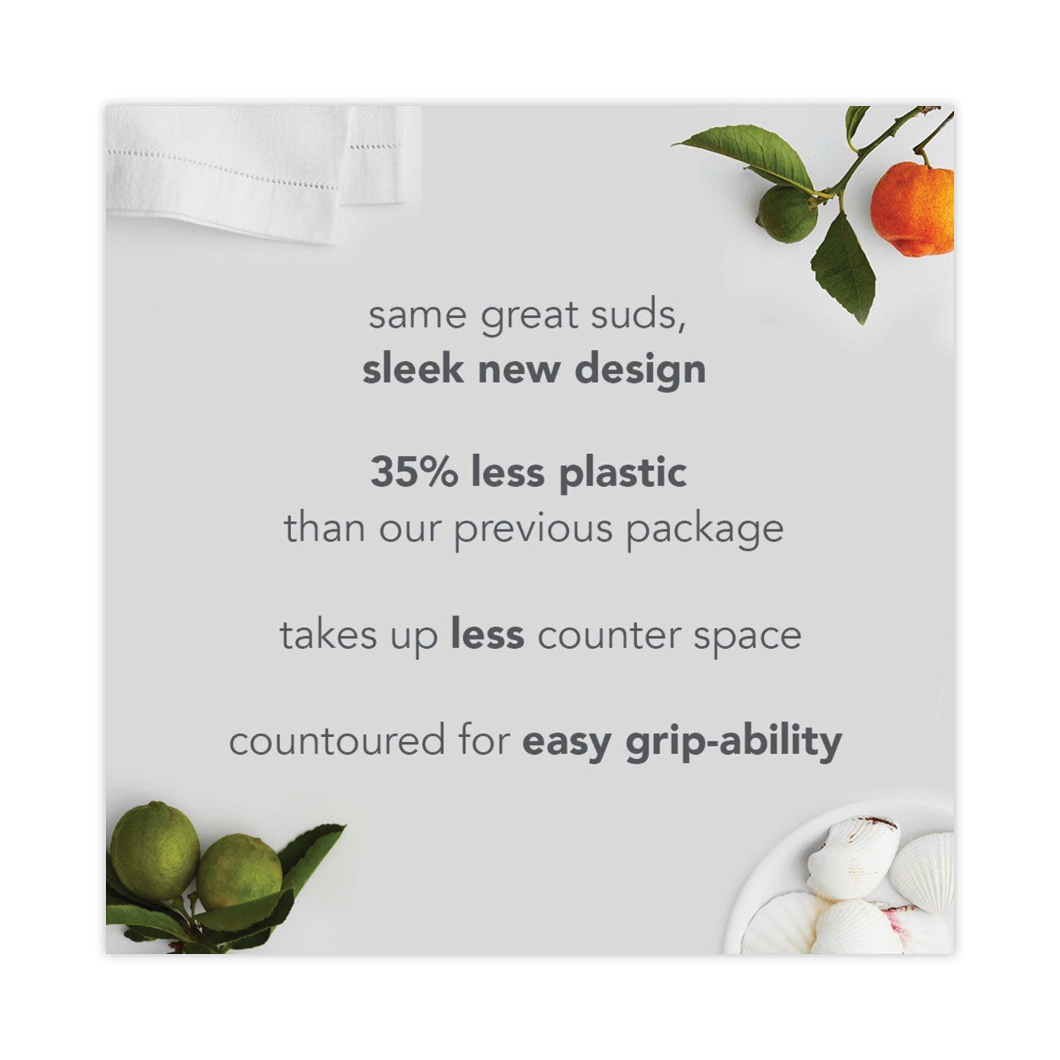 Method® Dish Soap, Clementine, 18 Oz Pump Bottle