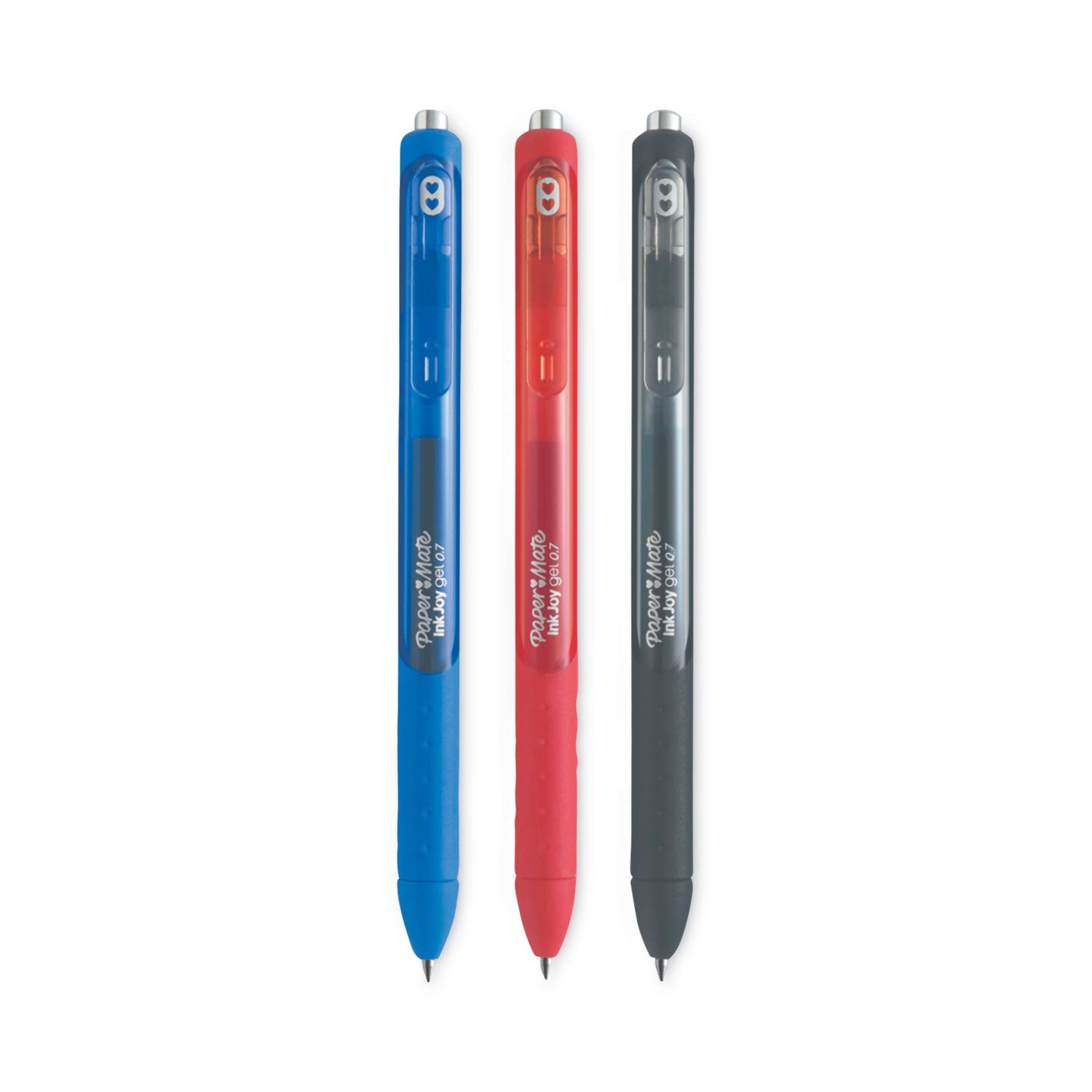 Paper Mate® Inkjoy Gel Pen, Retractable, Medium 0.7 Mm, Assorted Ink And Barrel Colors, 3/pack