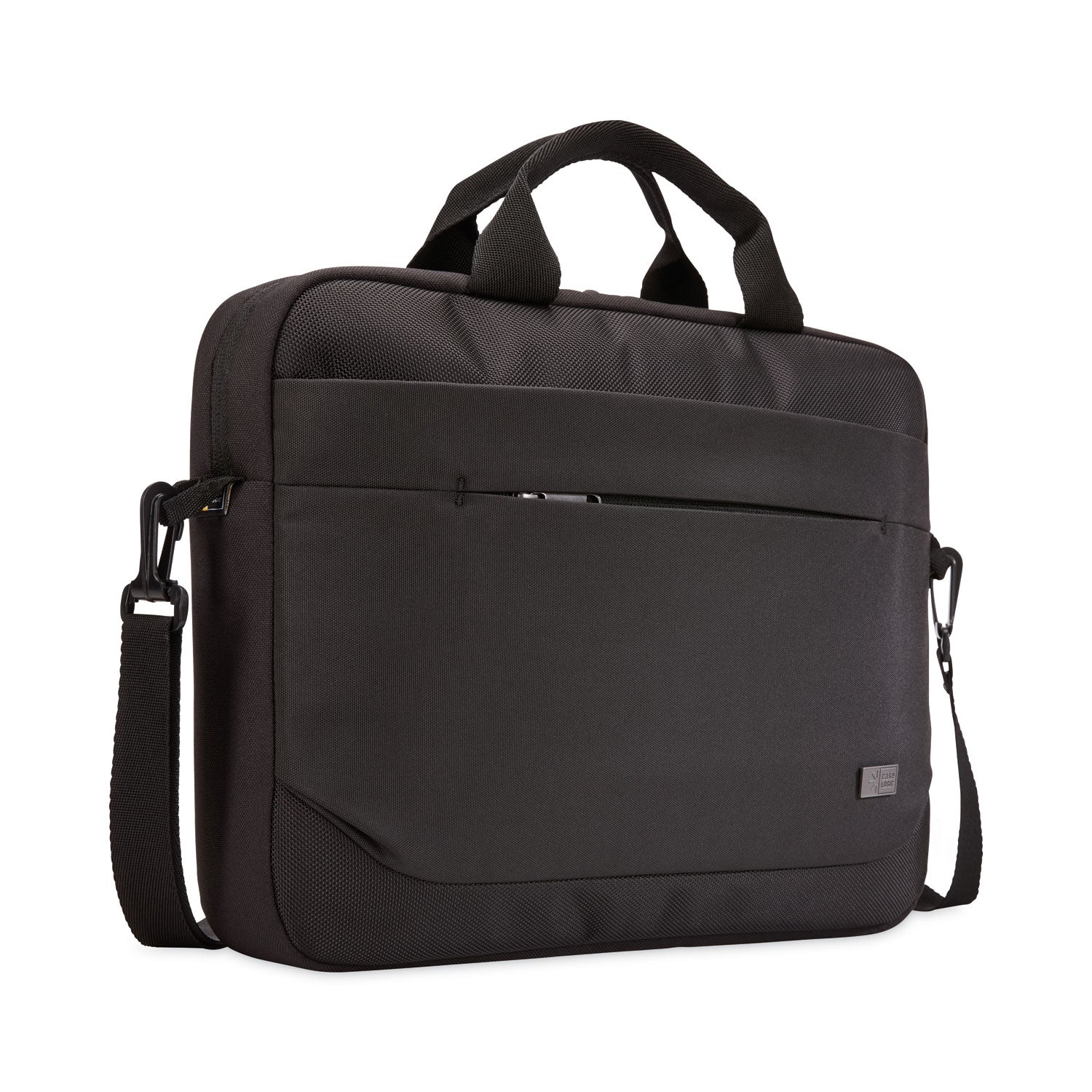 Case Logic® Advantage Laptop Attache, Fits Devices Up to 14", Polyester, 14.6 x 2.8 x 13, Black