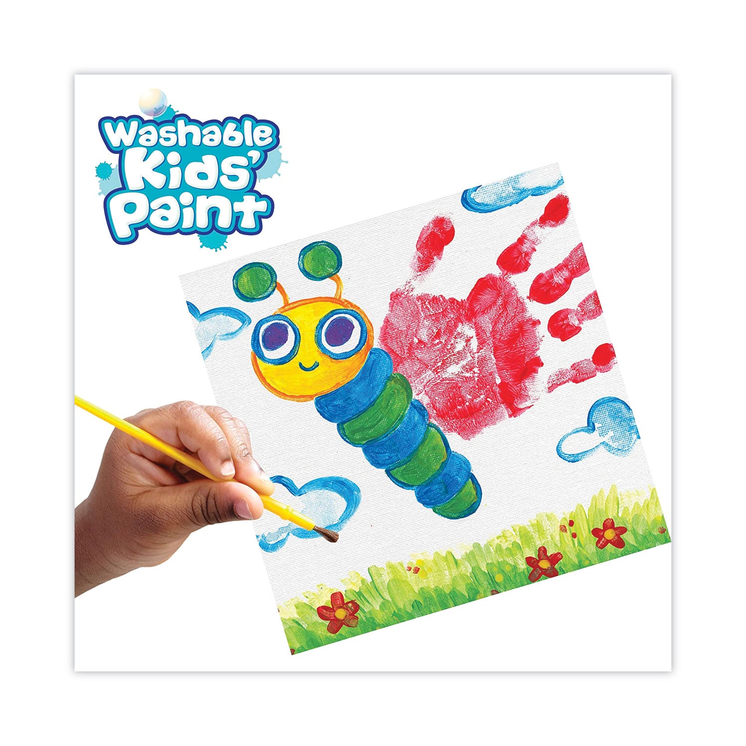 Crayola® Washable Paint, 18 Assorted Colors, Interconnected 3 Oz Cups