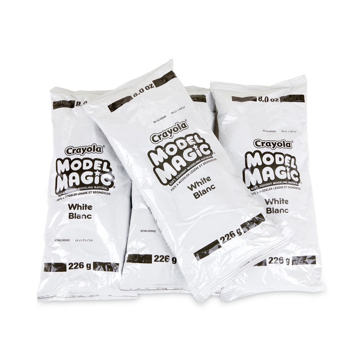 Crayola® Model Magic Modeling Compound, 8 Oz Packs, 4 Packs, White, 2 Lbs